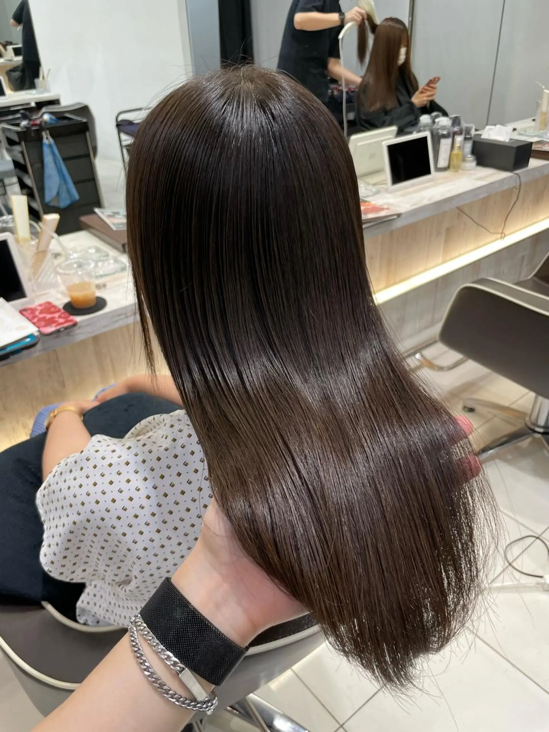 ロング カット 縮毛矯正 トリートメント 髪質改善縮毛矯正 kosuke_IJKのヘアスタイル