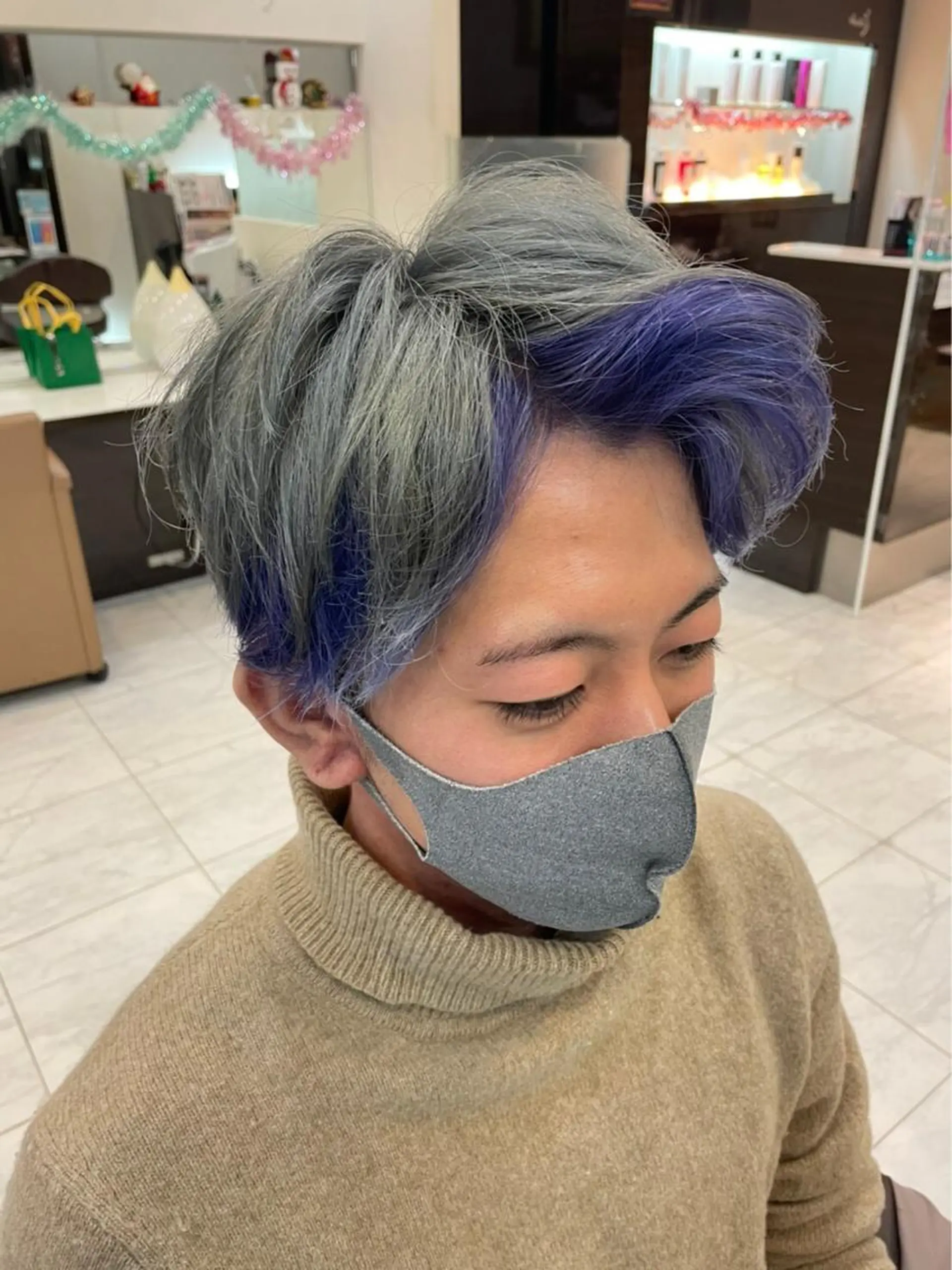 カラー メンズ アグヘアーシータ所属・🤩メンズカット/ パーマ山本🤩のヘアスタイル