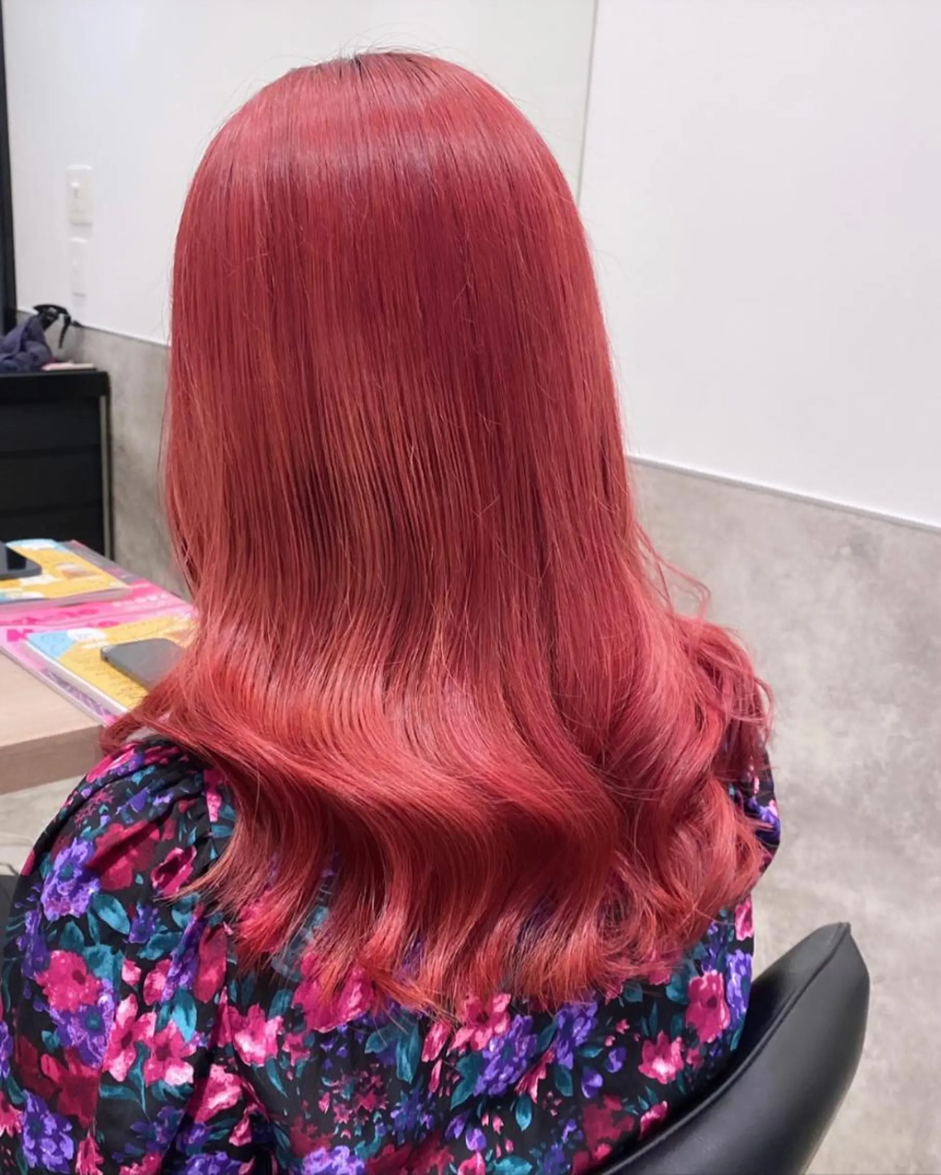 セミロング カラー 💗ガーリーヘア🎀 saki💗のヘアスタイル