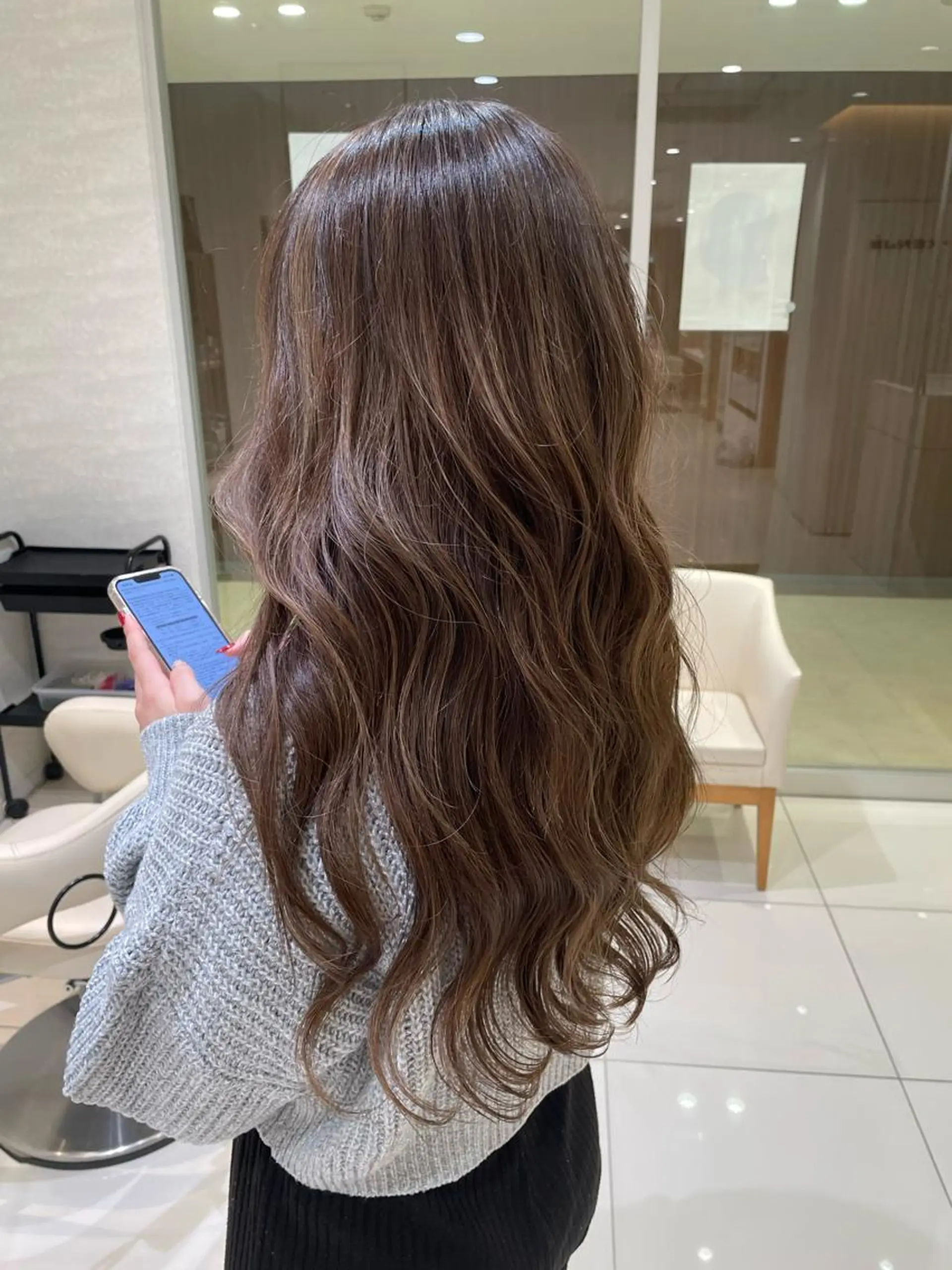 ロング カラー カット ヘアカラー トリートメント ご新規様限定クーポン あります　桂口　烈闘のヘアスタイル