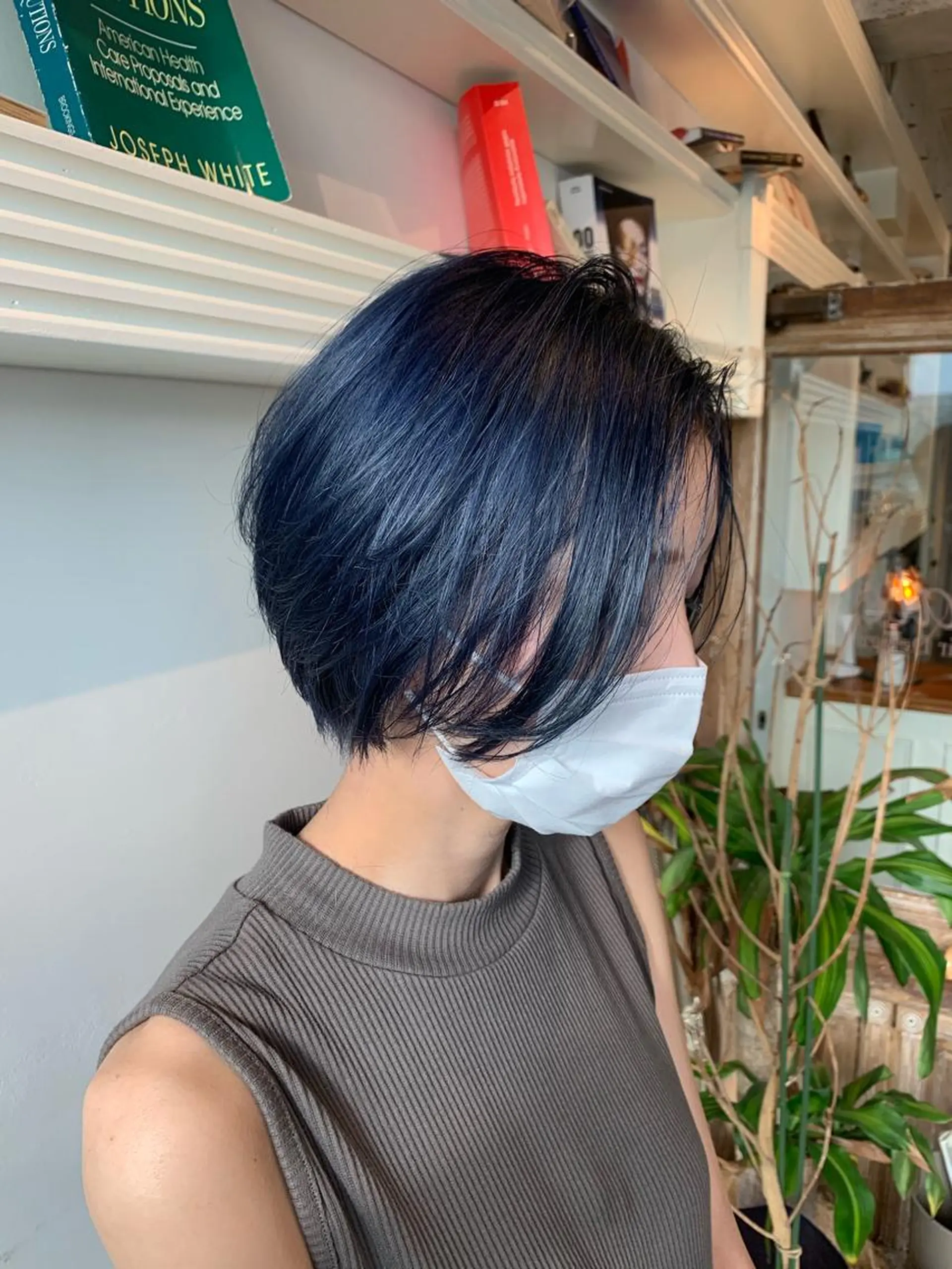 ショート アッシュ ショートヘア 小顔カット カット ヘアカラー トリートメント ヘッドスパ ヘアセット 山口 竣也のヘアスタイル