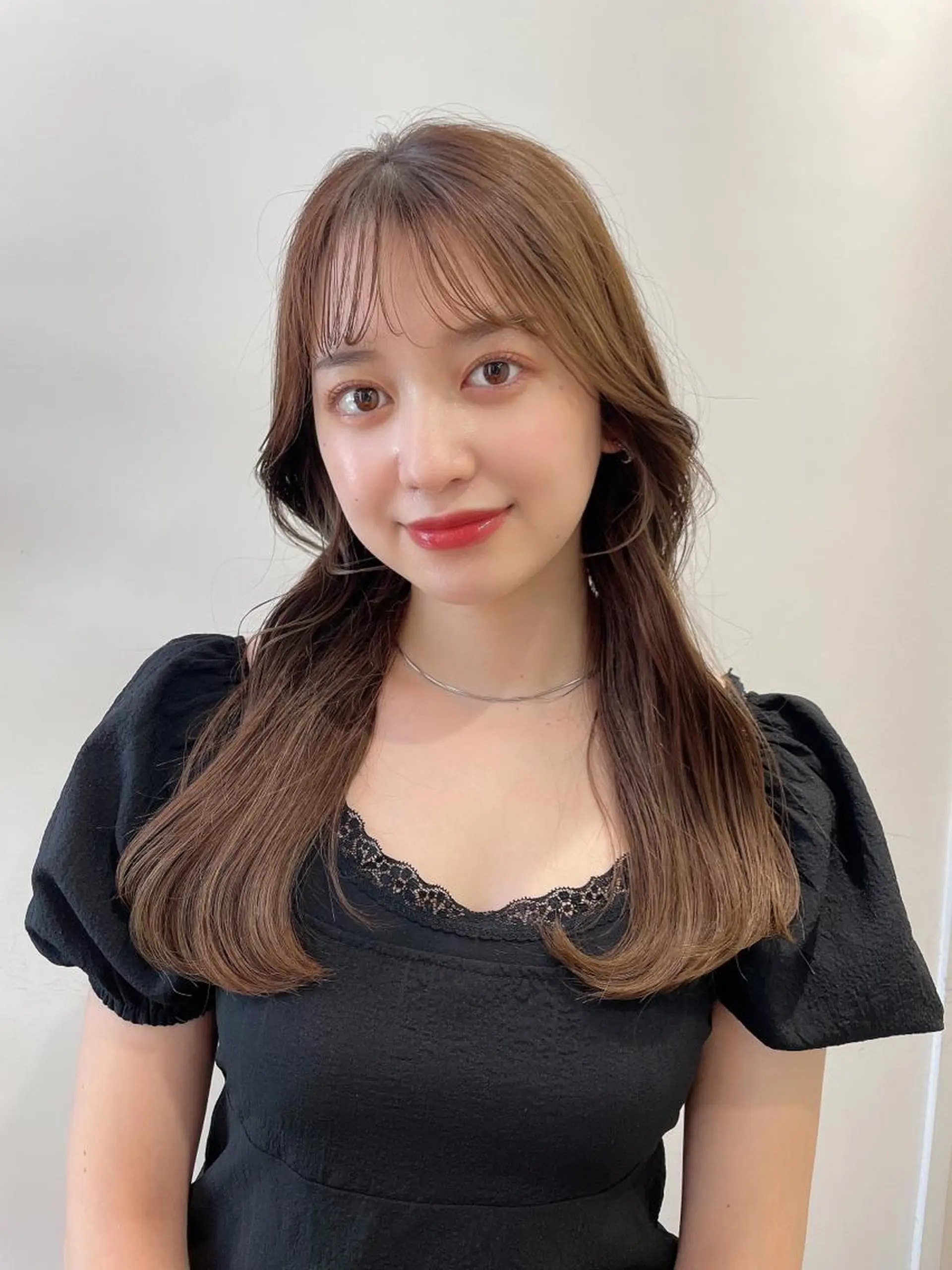 セミロング 韓国風ヘア ❤️ショートカット ・顔周りカット❤️のヘアスタイル