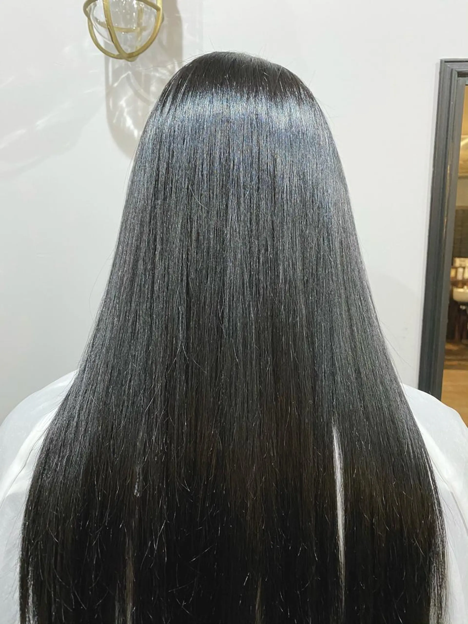 ロング カラー ブリーチ ダークグレー ダークグレージュ グレージュ ブリーチなしカラー ヘアカラー SHIAN 八王子 🦋小林 美羅🦋のヘアスタイル