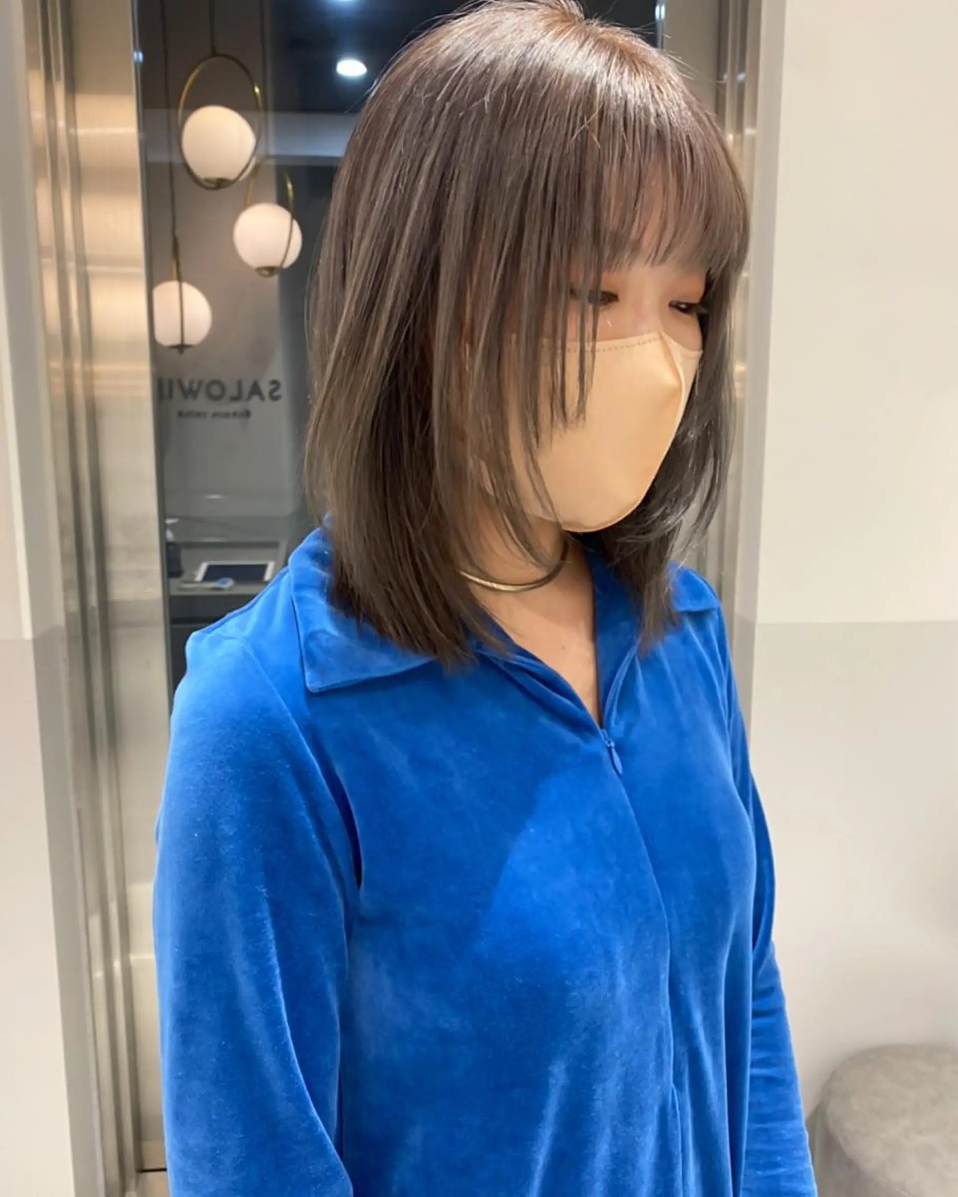 ミディアム SALOWIN下北No.R店所属・୨୧柔らかいカラー nozomi ୨୧のヘアスタイル