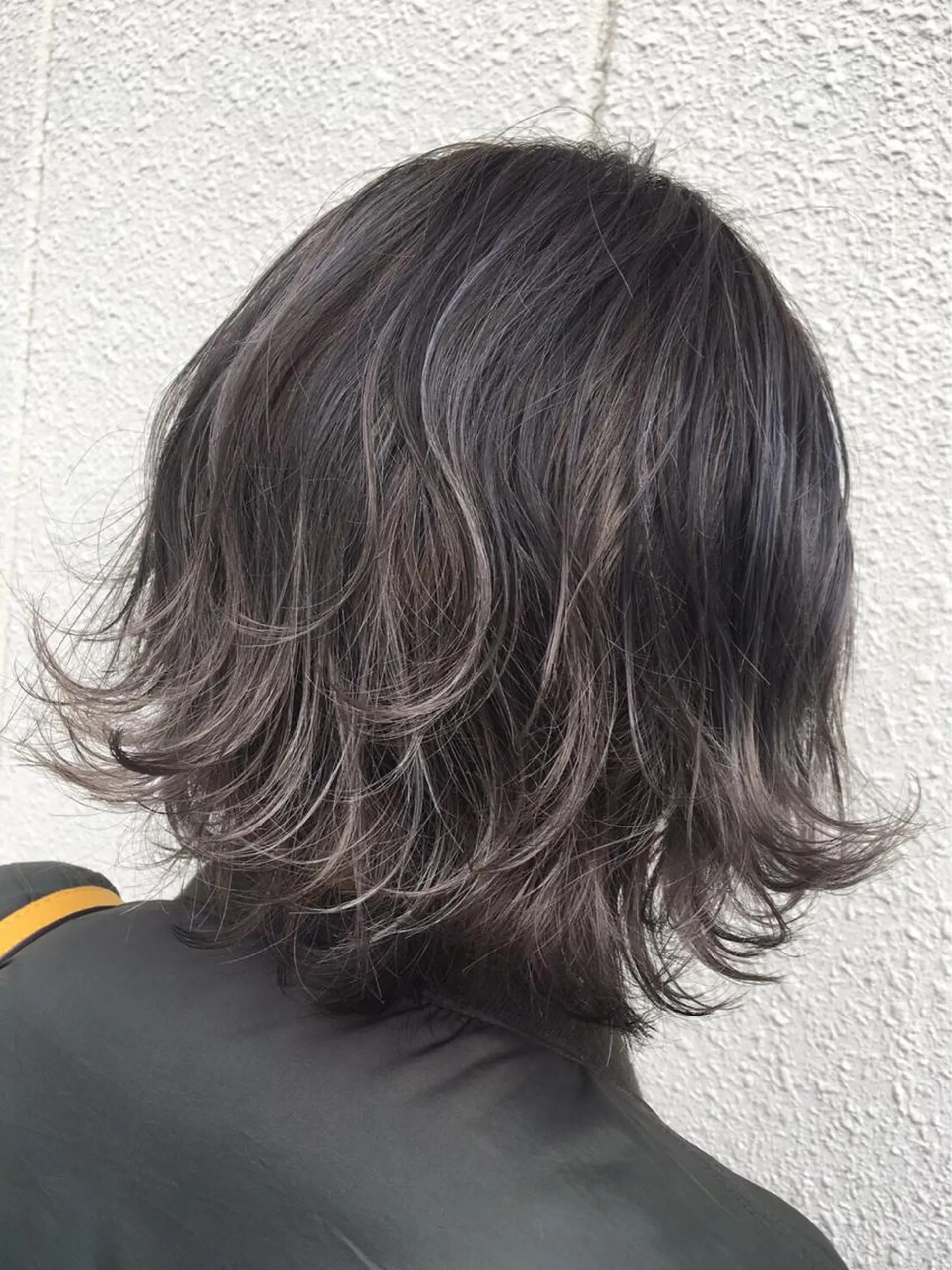 ショート ハイライト ブリーチ無しカラー 👑店長　平松　由のヘアスタイル