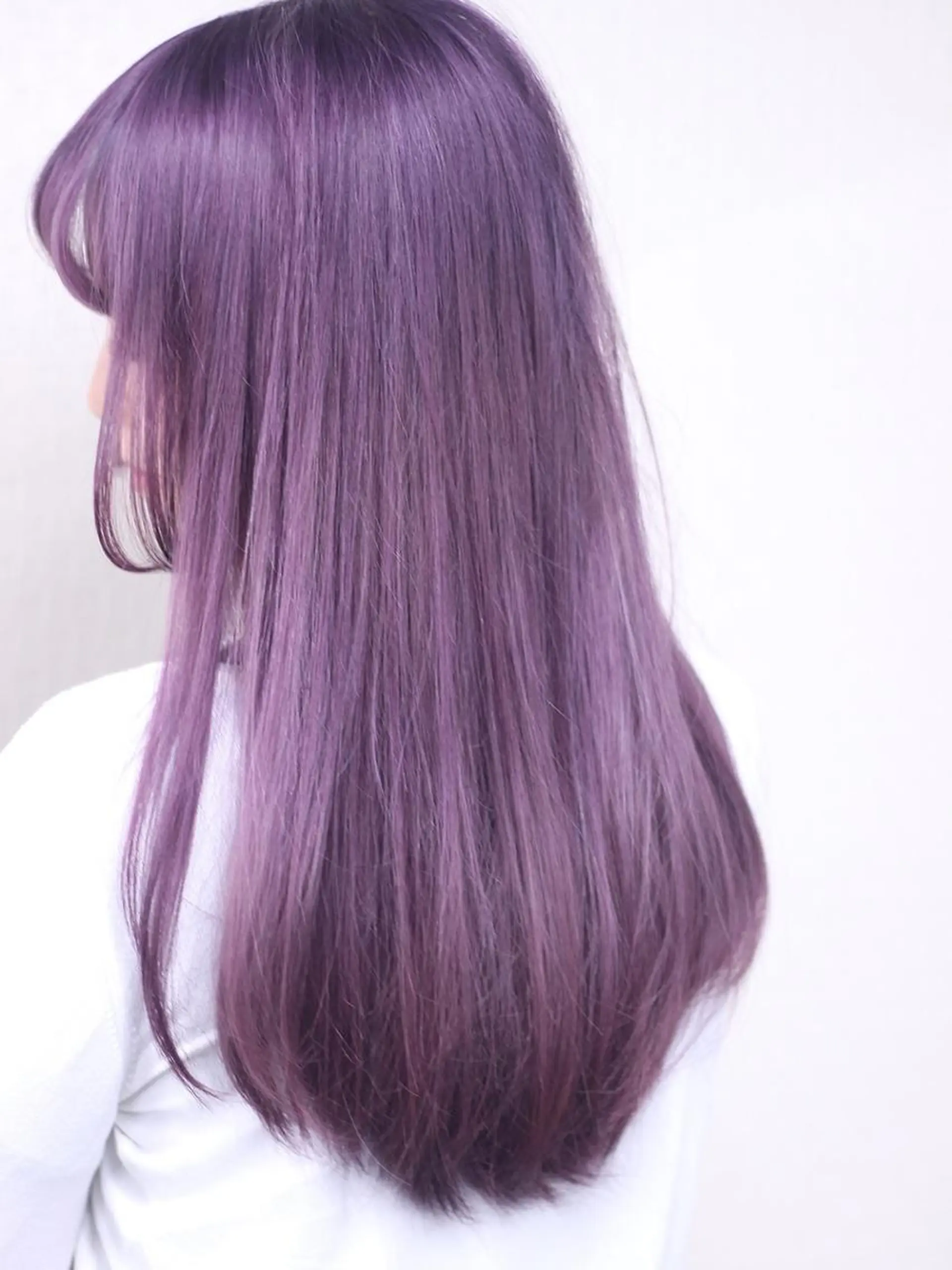 ロング 大阪レミーエクステ チビ編み込みのヘアスタイル