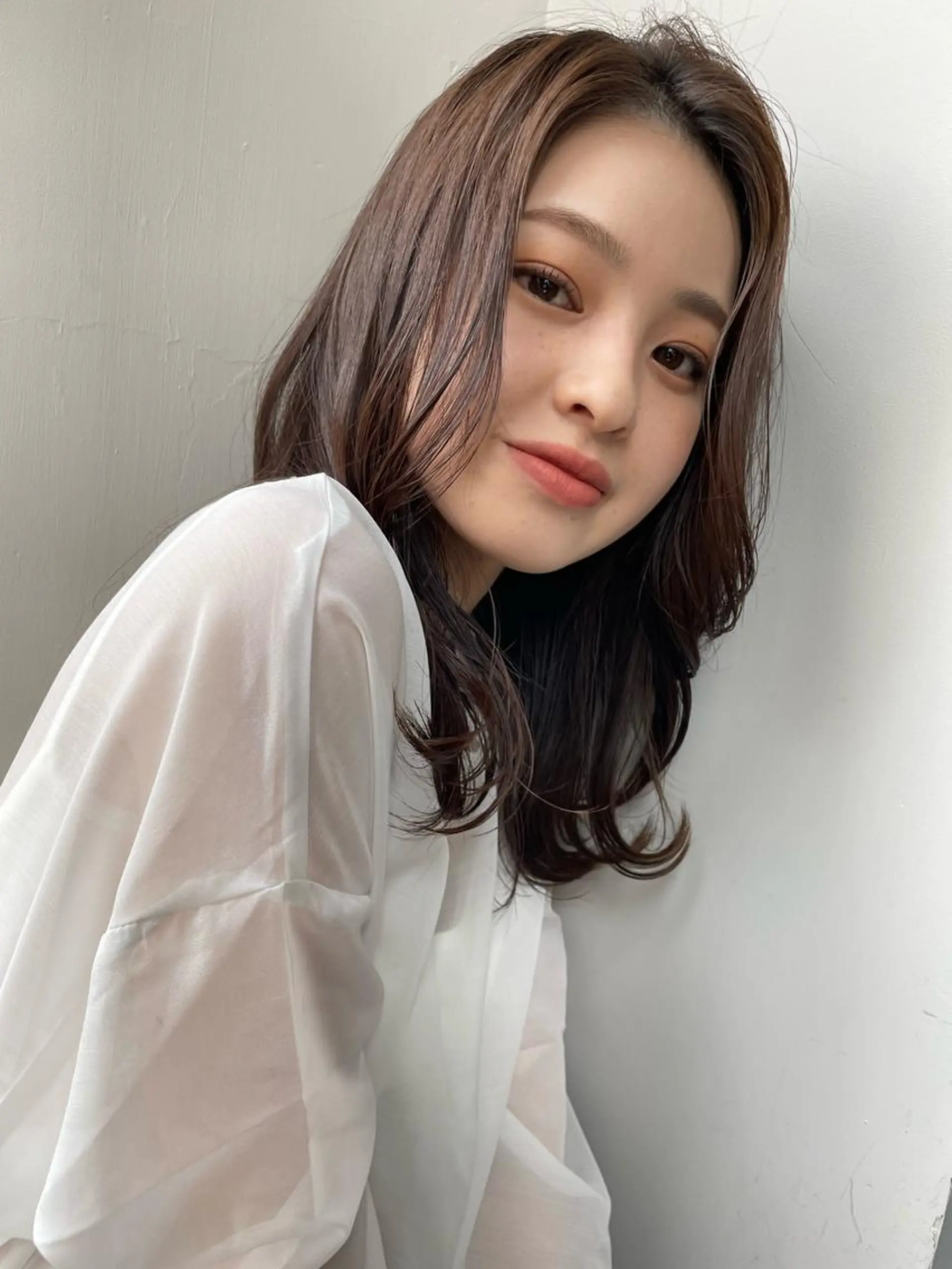 セミロング カラー ヘアカラー トリートメント アレンジ指名 no.1✨ｈａｋｏのヘアスタイル