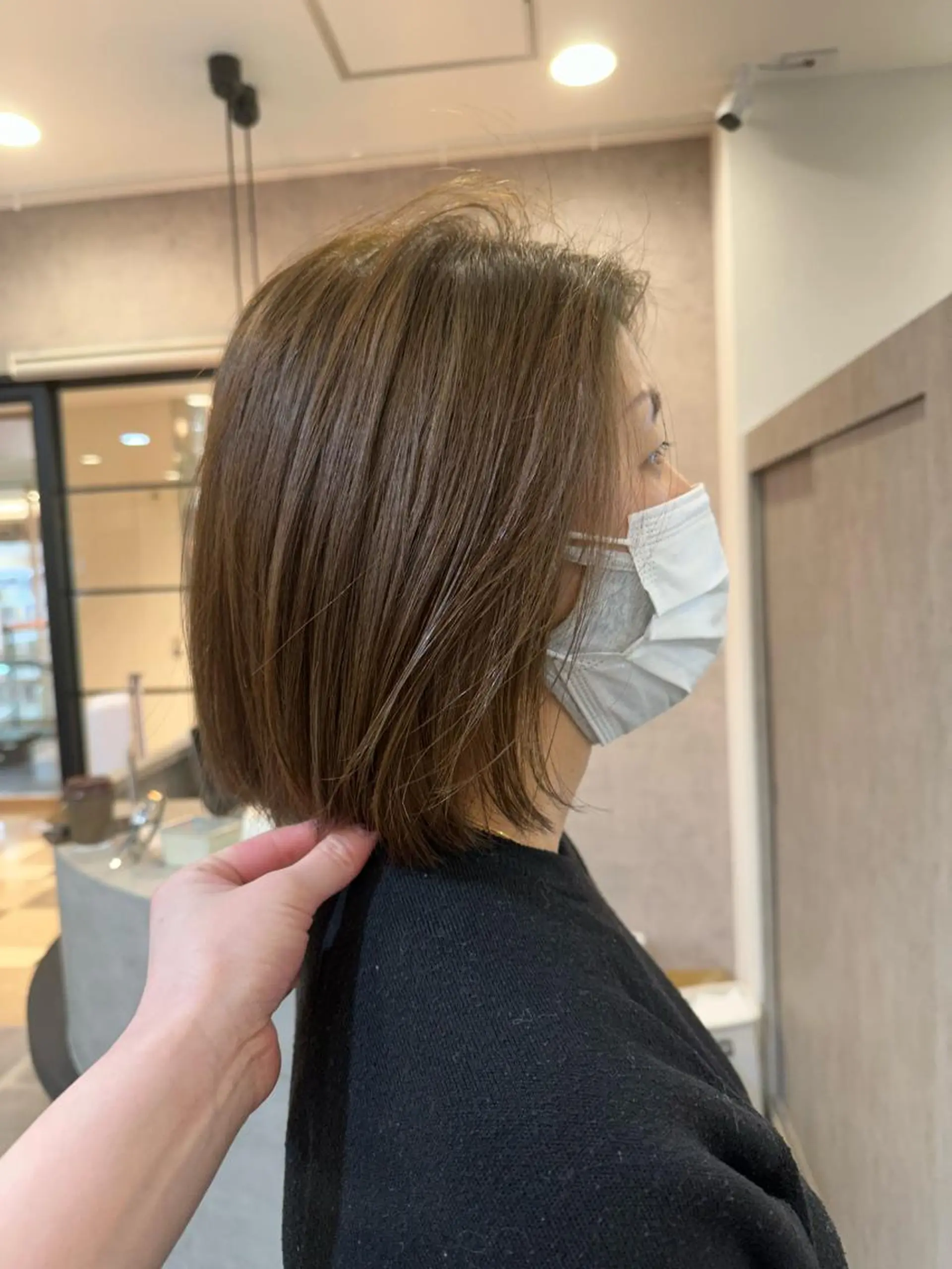 ショート アッシュ Bonheur  KAWANISHI所属・ノンダメージ 🥑mikubanのヘアスタイル
