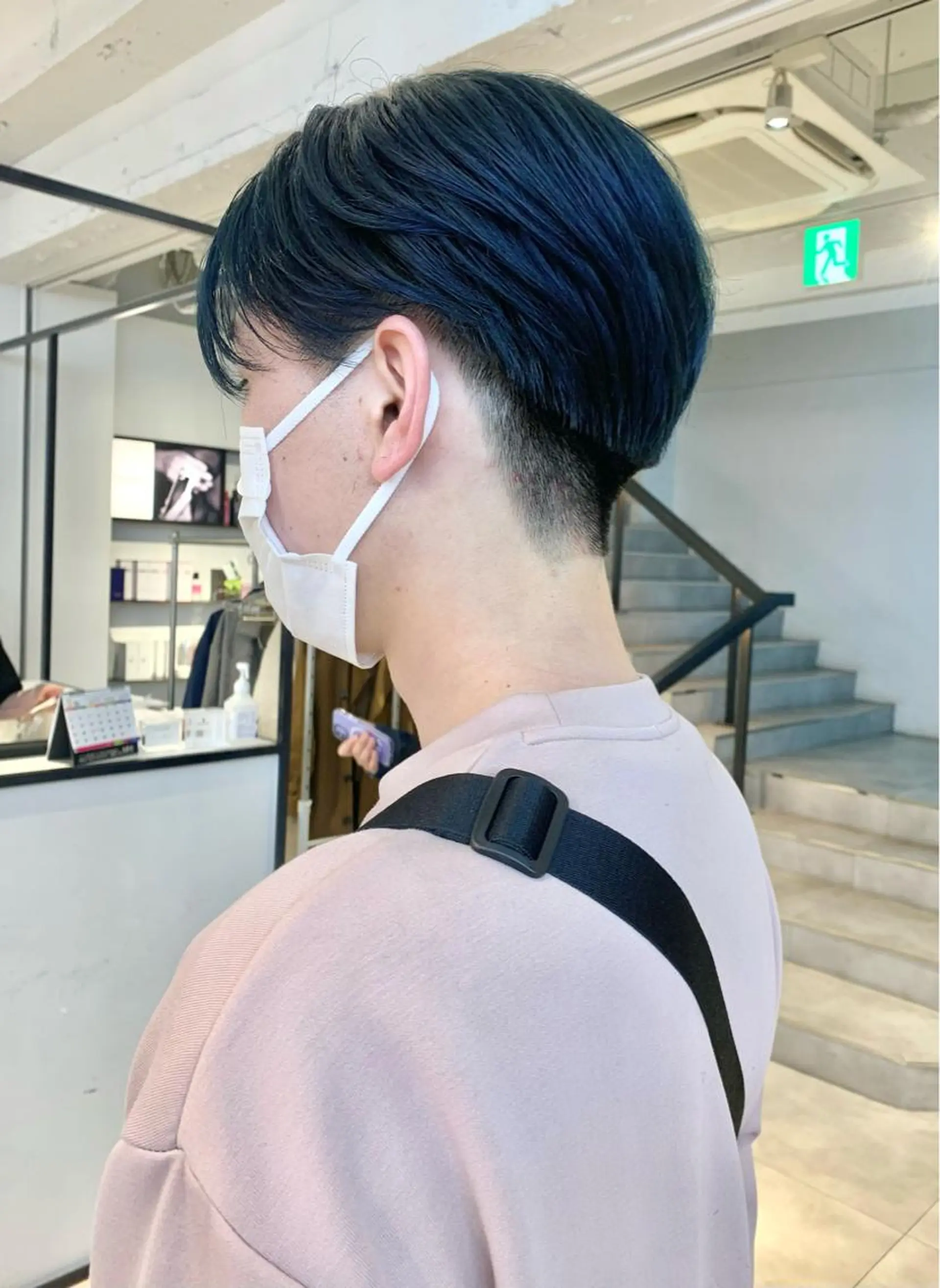 ショート カラー ネイビーカラー カット ヘアカラー Kureha/ネイル トレンドヘアのヘアスタイル