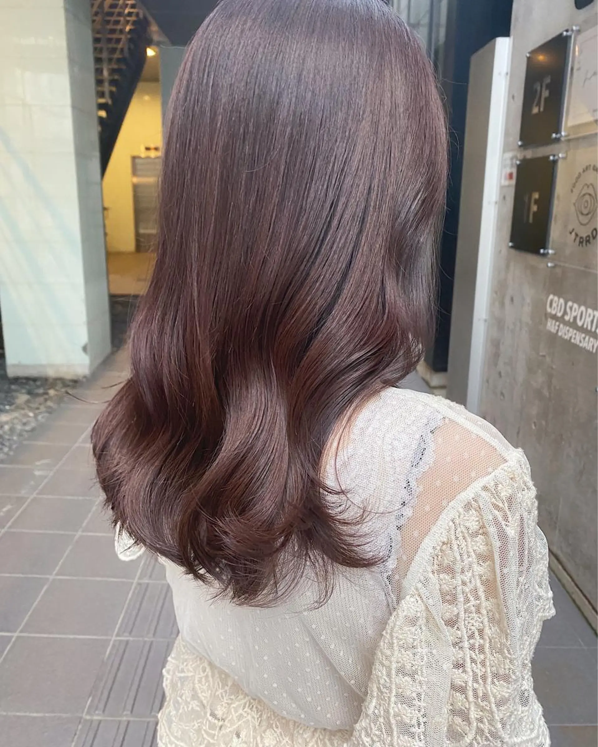 セミロング カラー ♡manami ♡のヘアスタイル