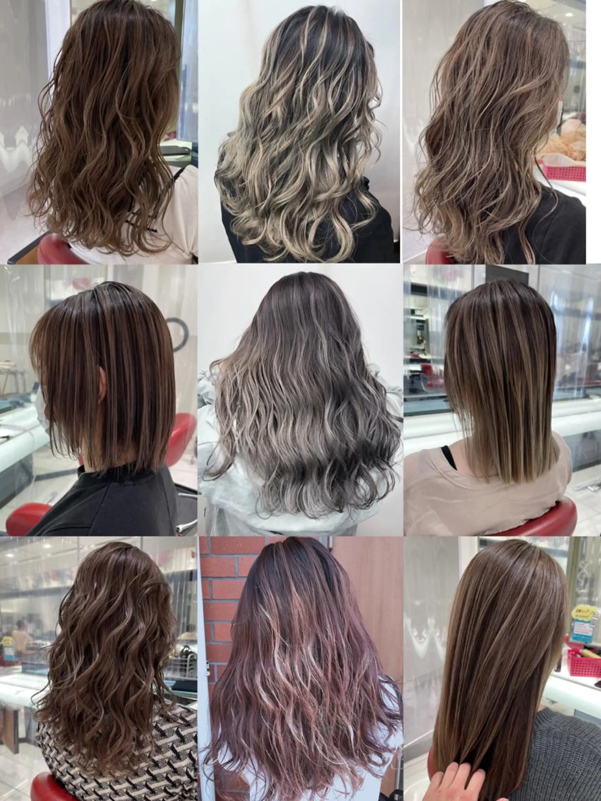 ロング カラー バレイヤージュ レイヤーカット ヘアカラー トリートメント 阪本祥樹/ハイライト /バレイヤージュのヘアスタイル