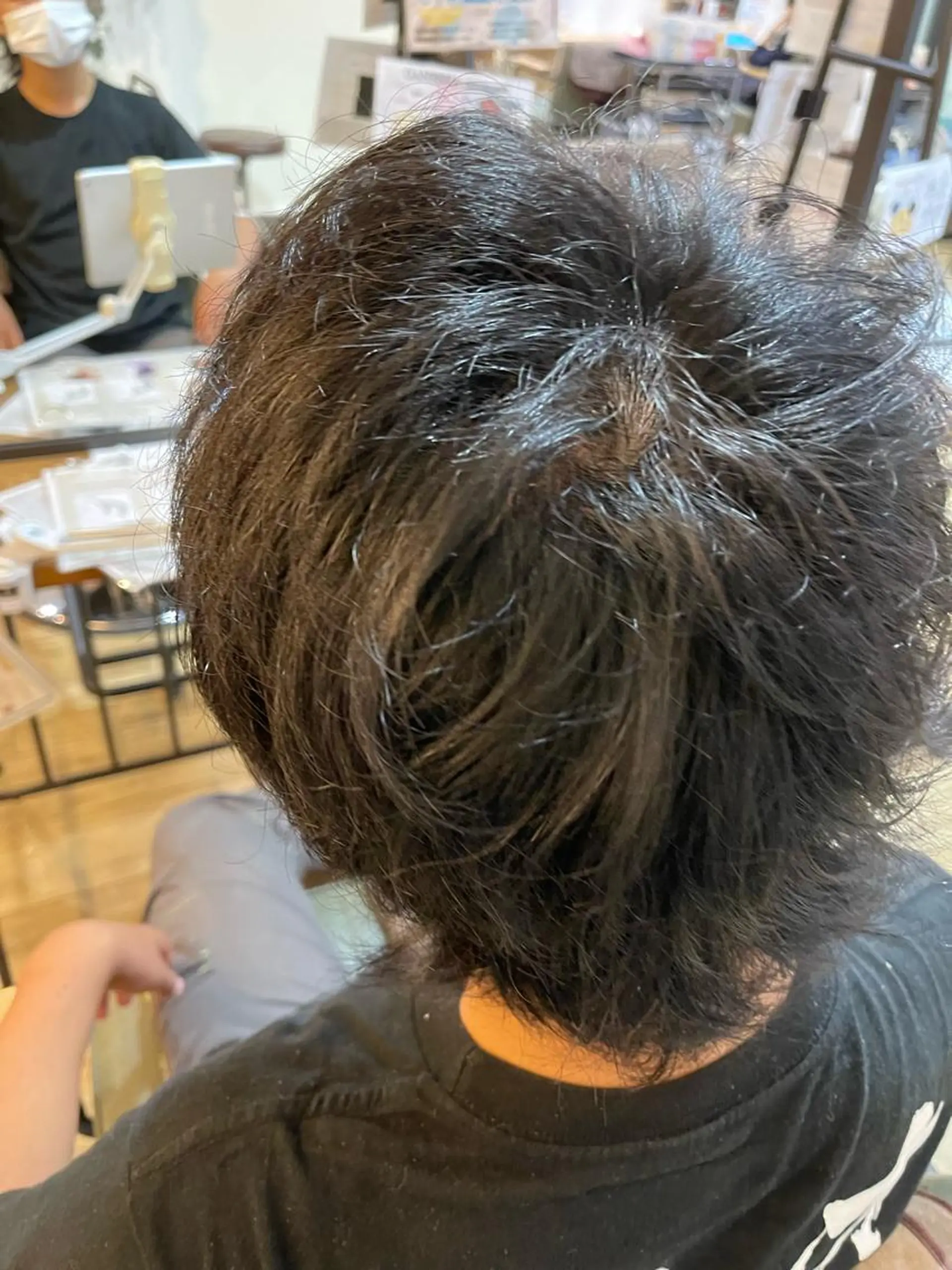 ショート 縮毛矯正 Fiona by ganesha【フィオナ バイ ガネイシャ】所属・八田 遥のヘアスタイル