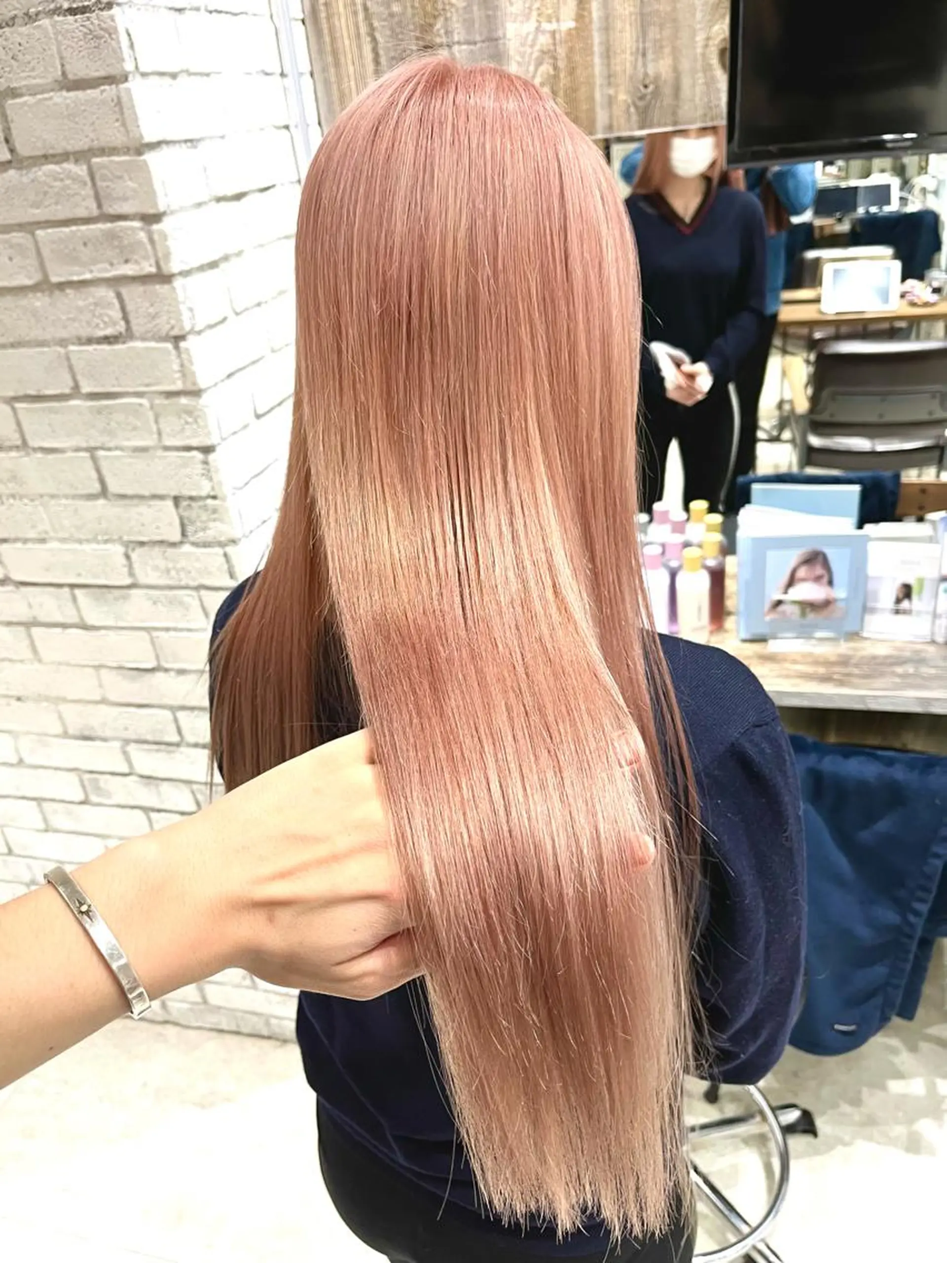 ロング アッシュ 髪質改善 ヨシンモリ 韓国風ヘア トリートメント 🌈透明感カラー 韓 国ヘアこうたろうのヘアスタイル