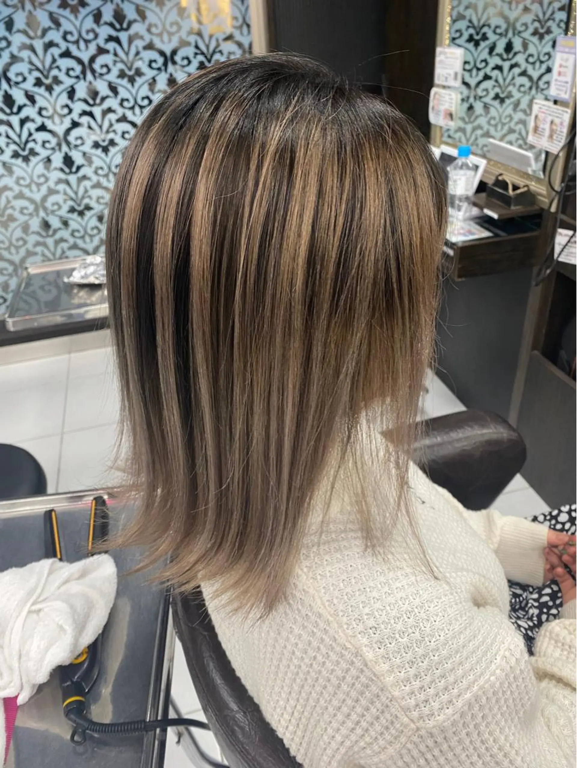 ミディアム カラー ️🩵透明感カラー Yūka🩵のヘアスタイル