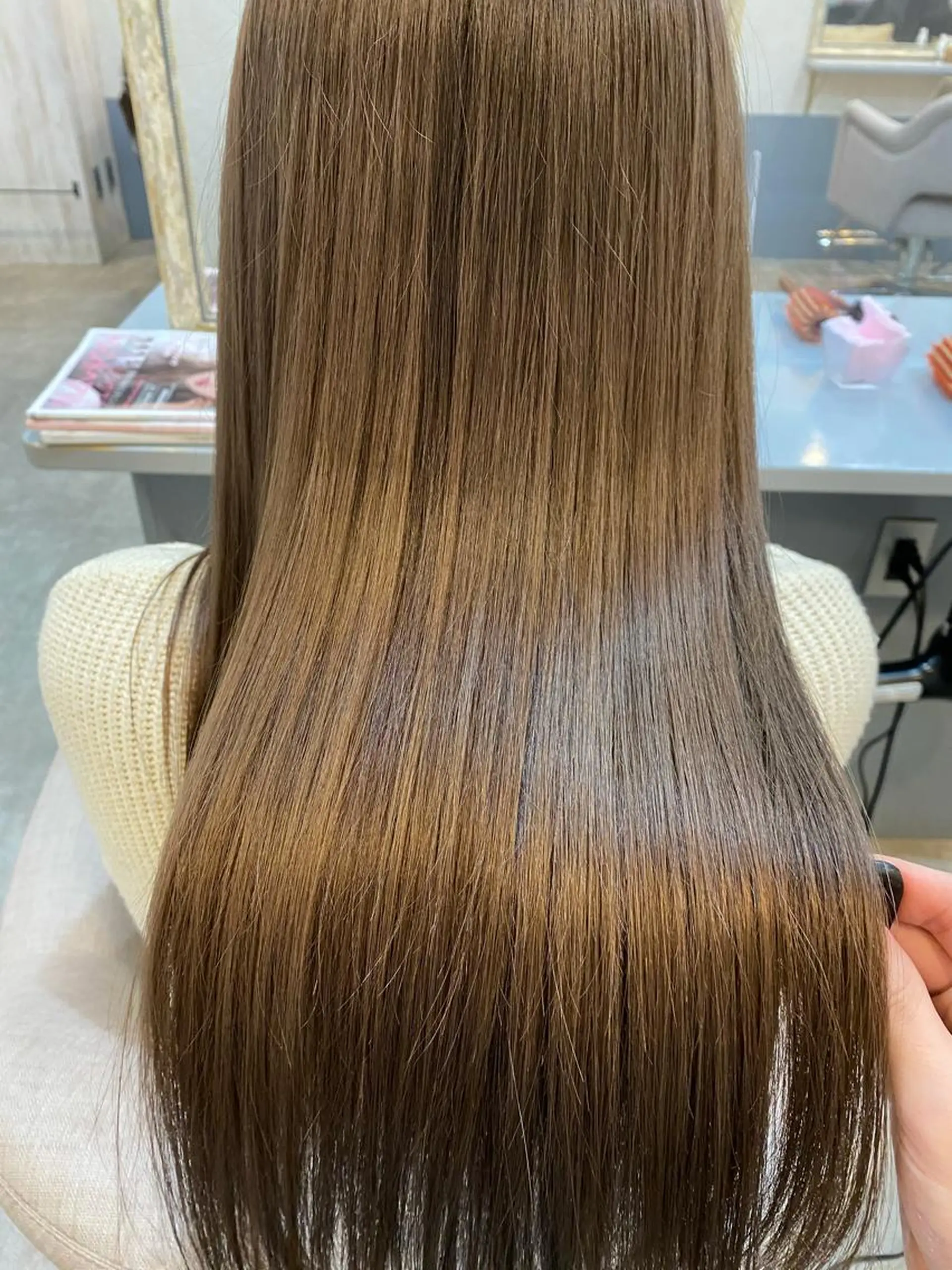 ロング カラー ヘアアレンジ メンズ キッズ FONS 🤍yurika🤍のヘアスタイル