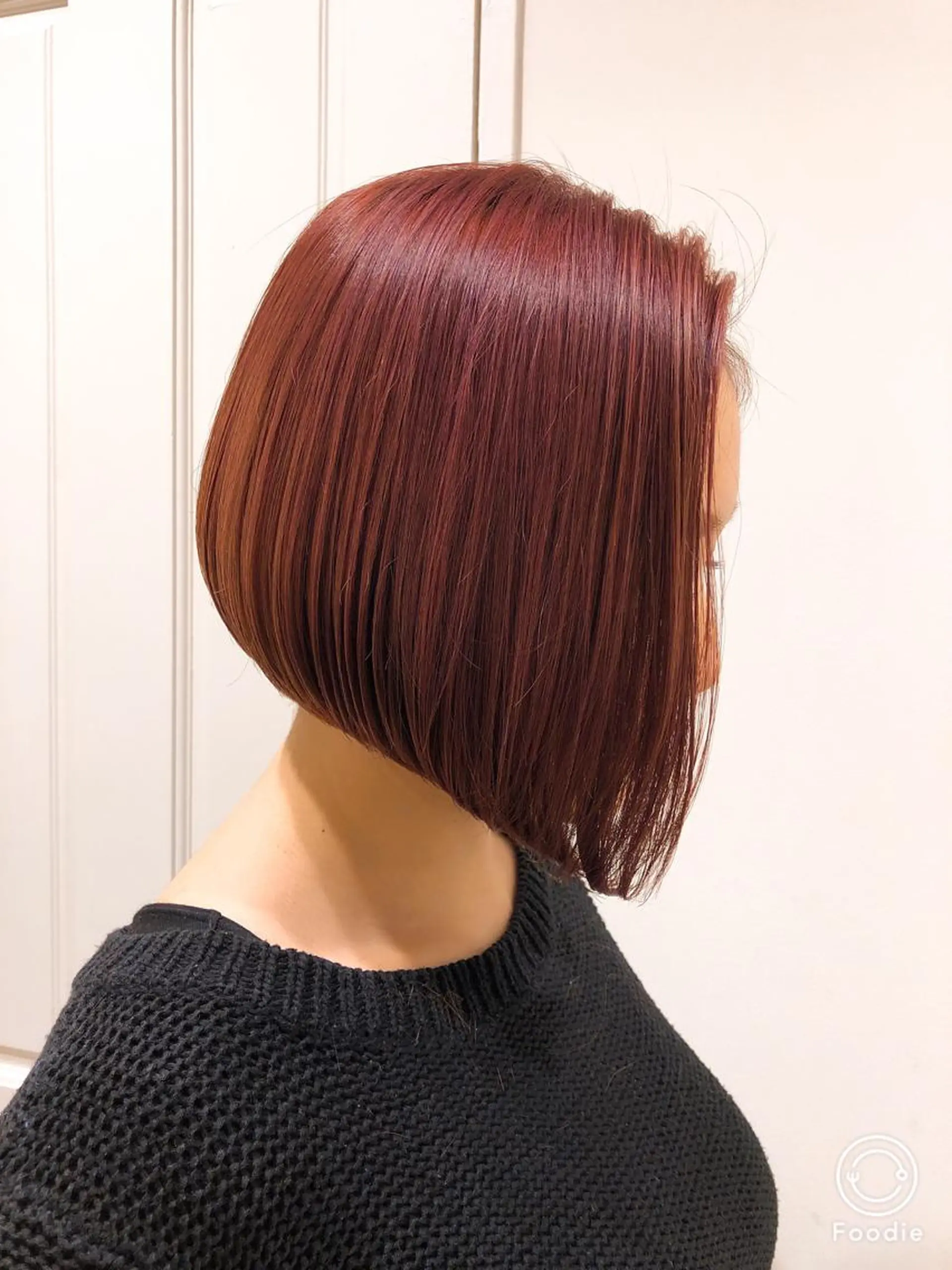 ショート 前下がりボブ ボブ カット ヘアカラー トリートメント 南都 良太のヘアスタイル