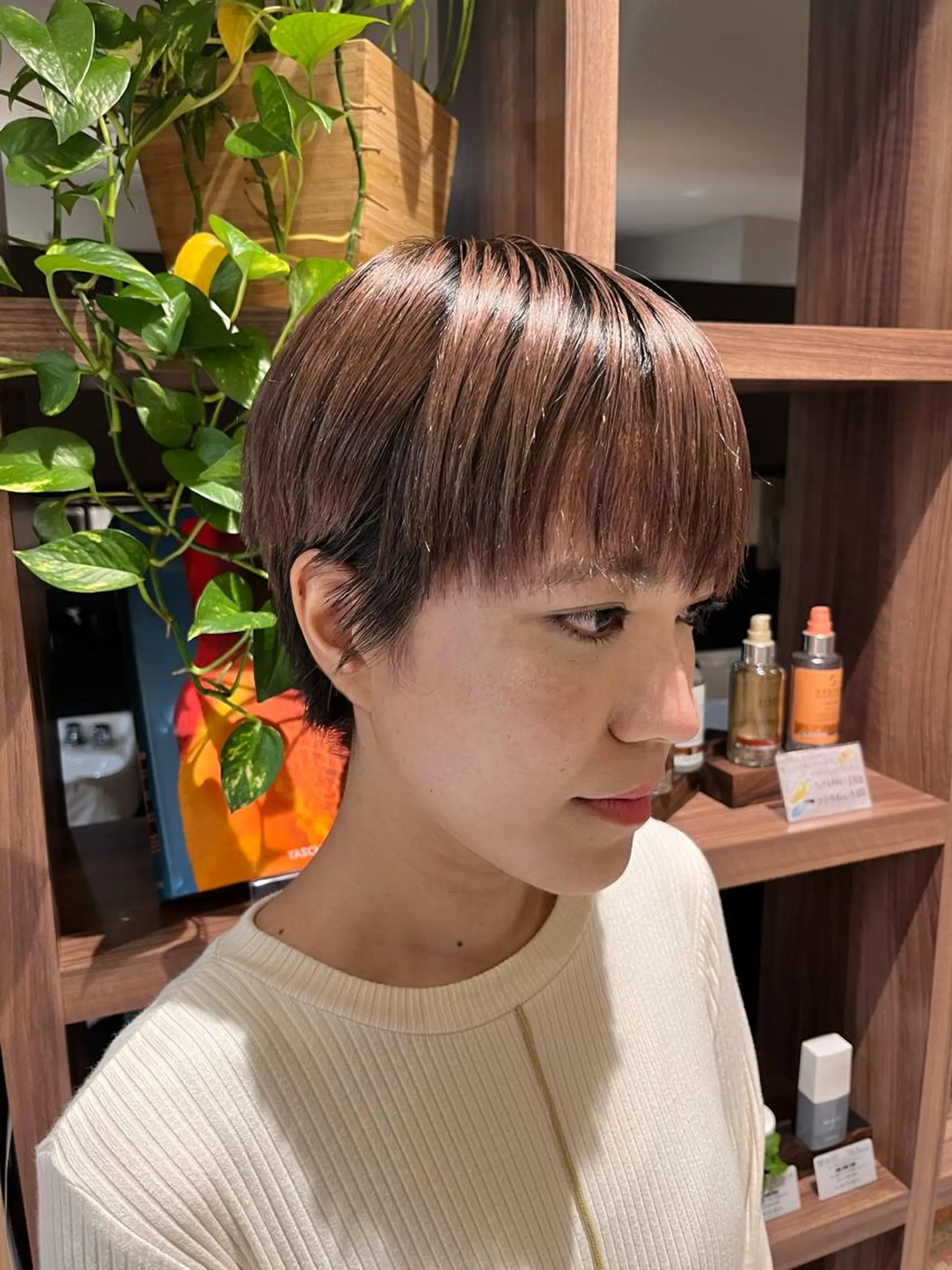 ショート カラー ショートヘア dogstar小林諒 レイヤー/パーマのヘアスタイル