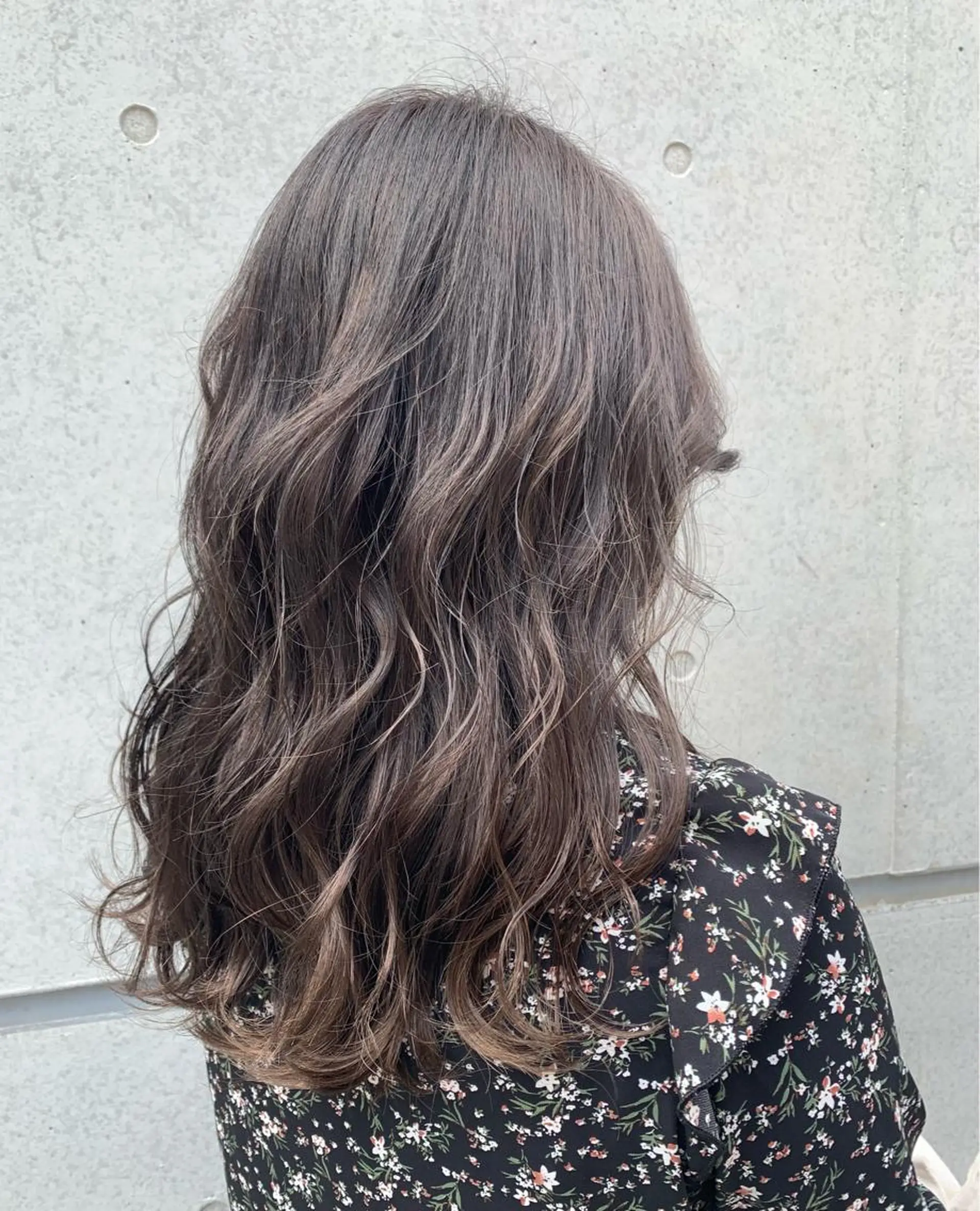 ロング カラー ヘアアレンジ ヘアカラー トリートメント 🦋韓国ヘア 坂本 菜摘🦋のヘアスタイル
