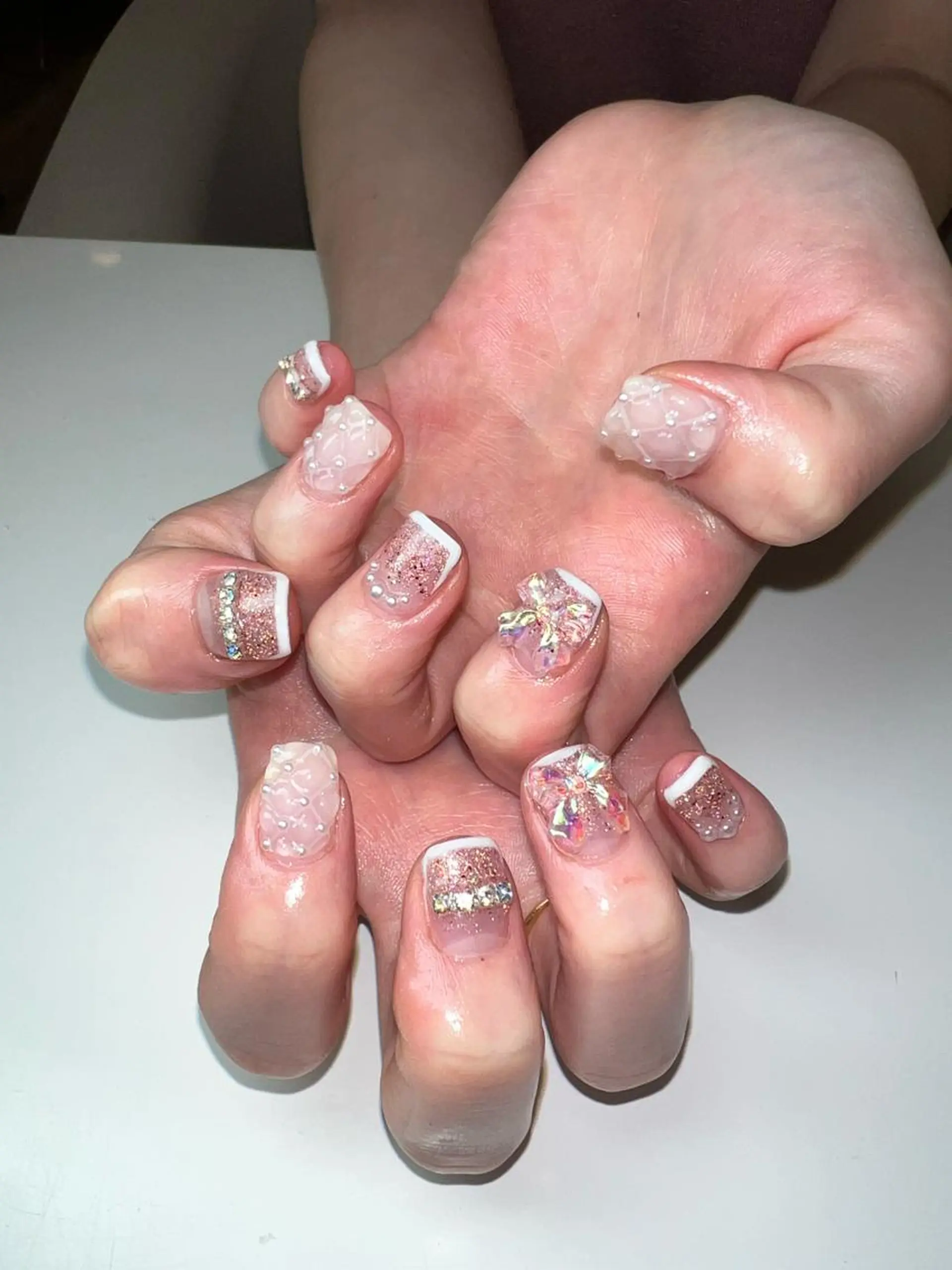 ショート ONIKA Nail 青山通り店所属・ONIKA Nail 表参道A4🦋2分のネイルデザイン
