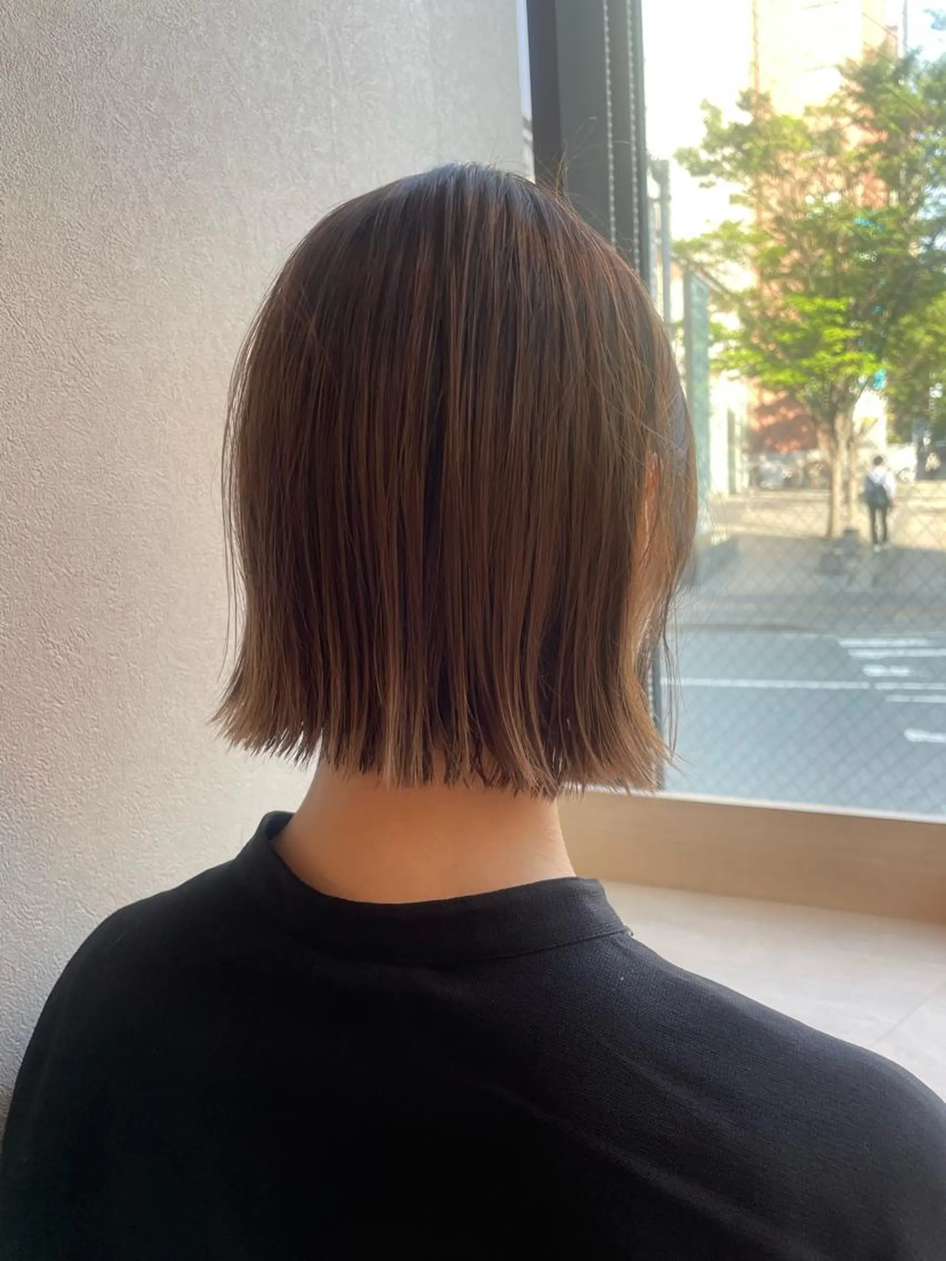 ショート 切りっぱなしボブ ショートボブ ボブ ショートヘア カット トリートメント Letters〜letters hair design〜所属・ショート✨顔まわり マツモト　ショウゴのヘアスタイル