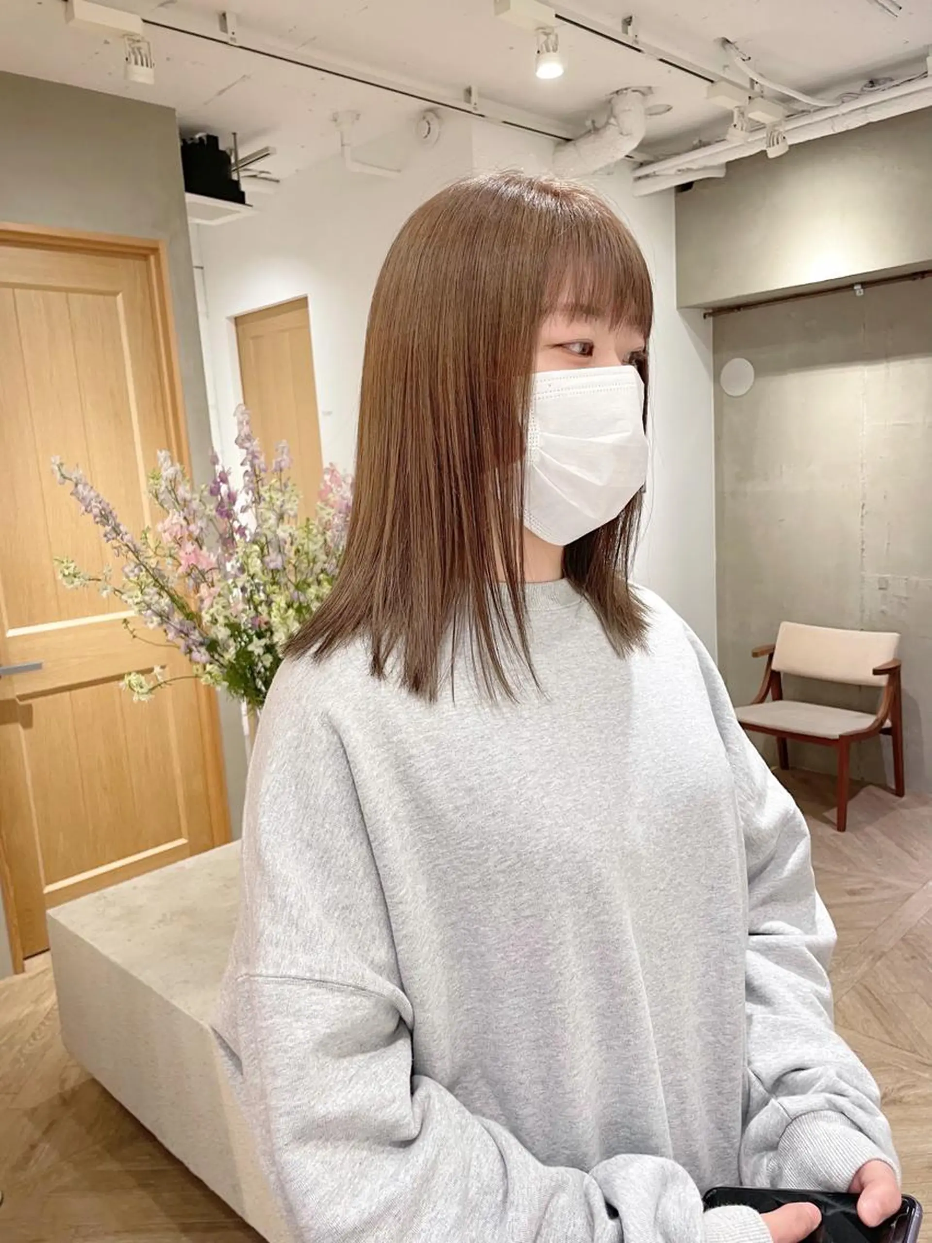ミディアム カット ヘアカラー ボブ/ショート 🌟梅田盛一🌟のヘアスタイル