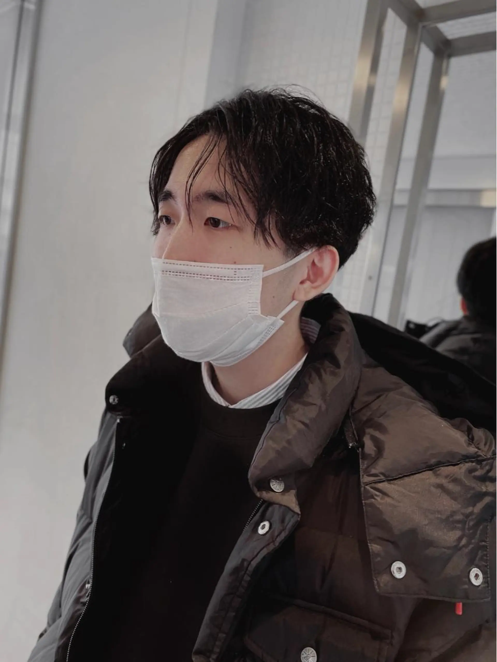 ショート パーマ ヘアアレンジ メンズ 坂尻 嘉珠也のヘアスタイル