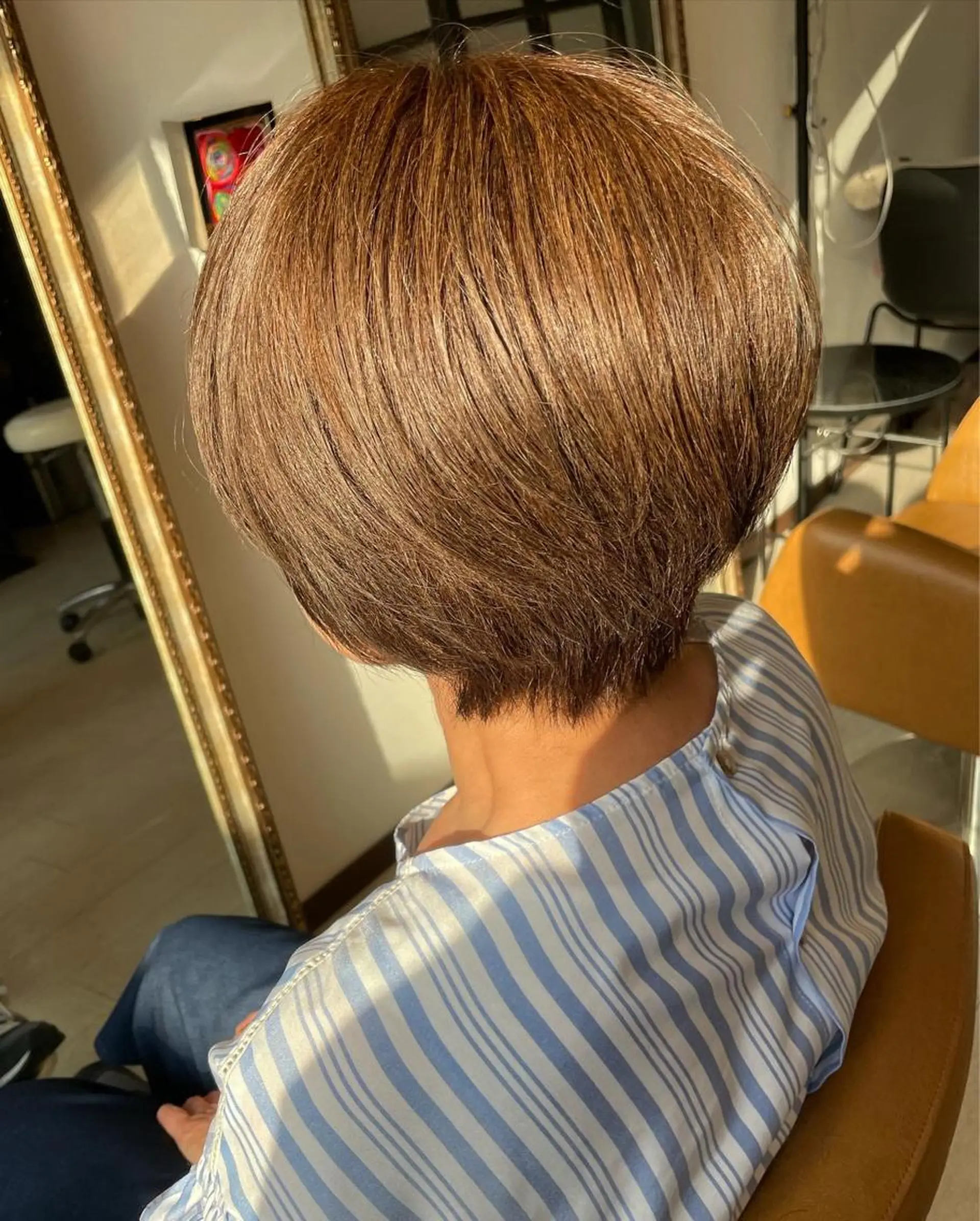 ショート カラー 透明感カラー グレージュ ショートヘア ヘアードレッシングゼル一之江店所属・渡邊 翔斗のヘアスタイル