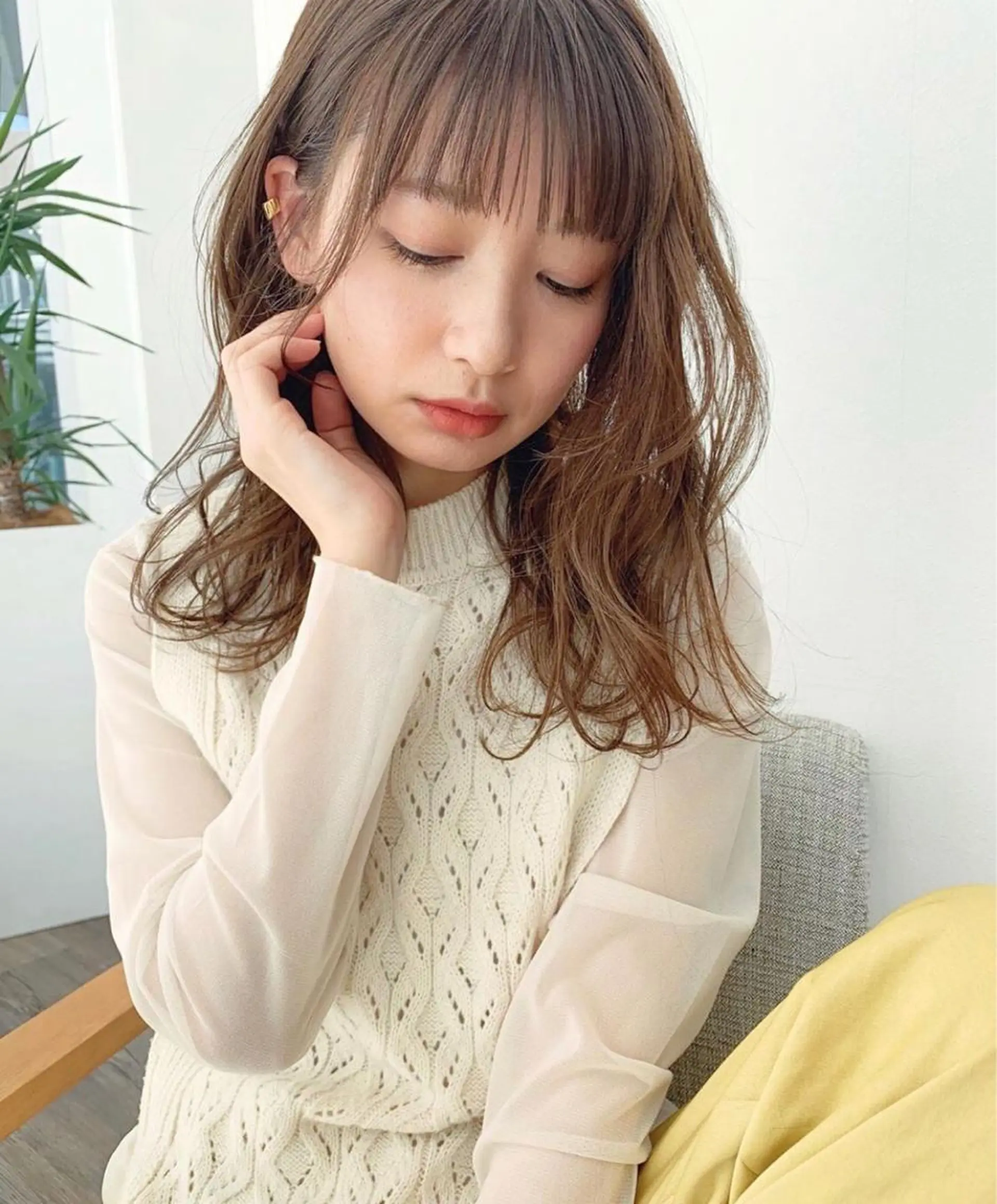 ロング カラー k-twoたき✨艶感 カラー/美髪矯正のヘアスタイル