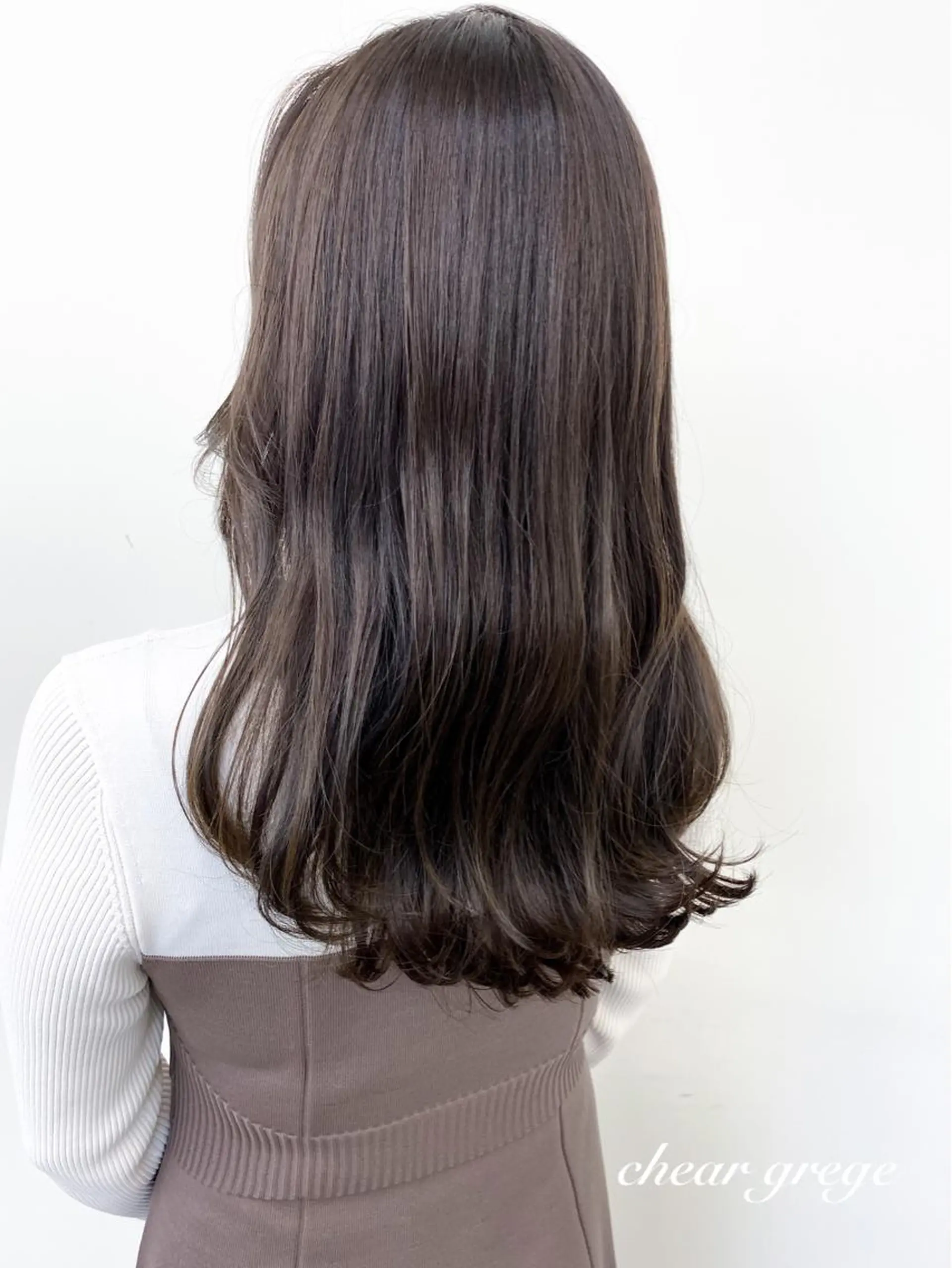 セミロング カラー ブラウンカラー モカブラウン カット ヘアカラー トリートメント Meena by urban所属・丹羽 隼人 /韓国ヘア🇰🇷のヘアスタイル