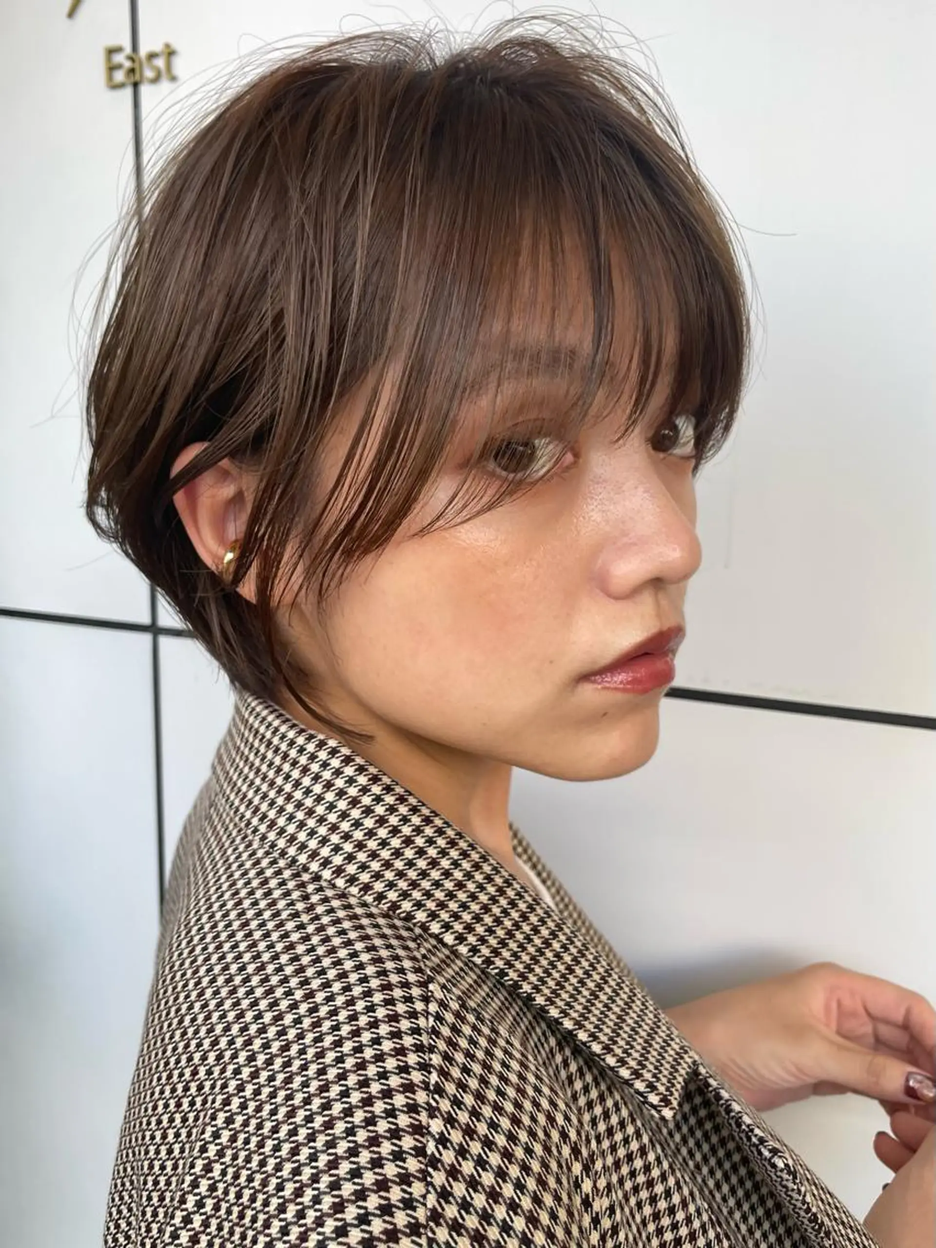 ショート カラー カット ヘアカラー 【韓国　レイヤー 髪質改善✨】かずのヘアスタイル