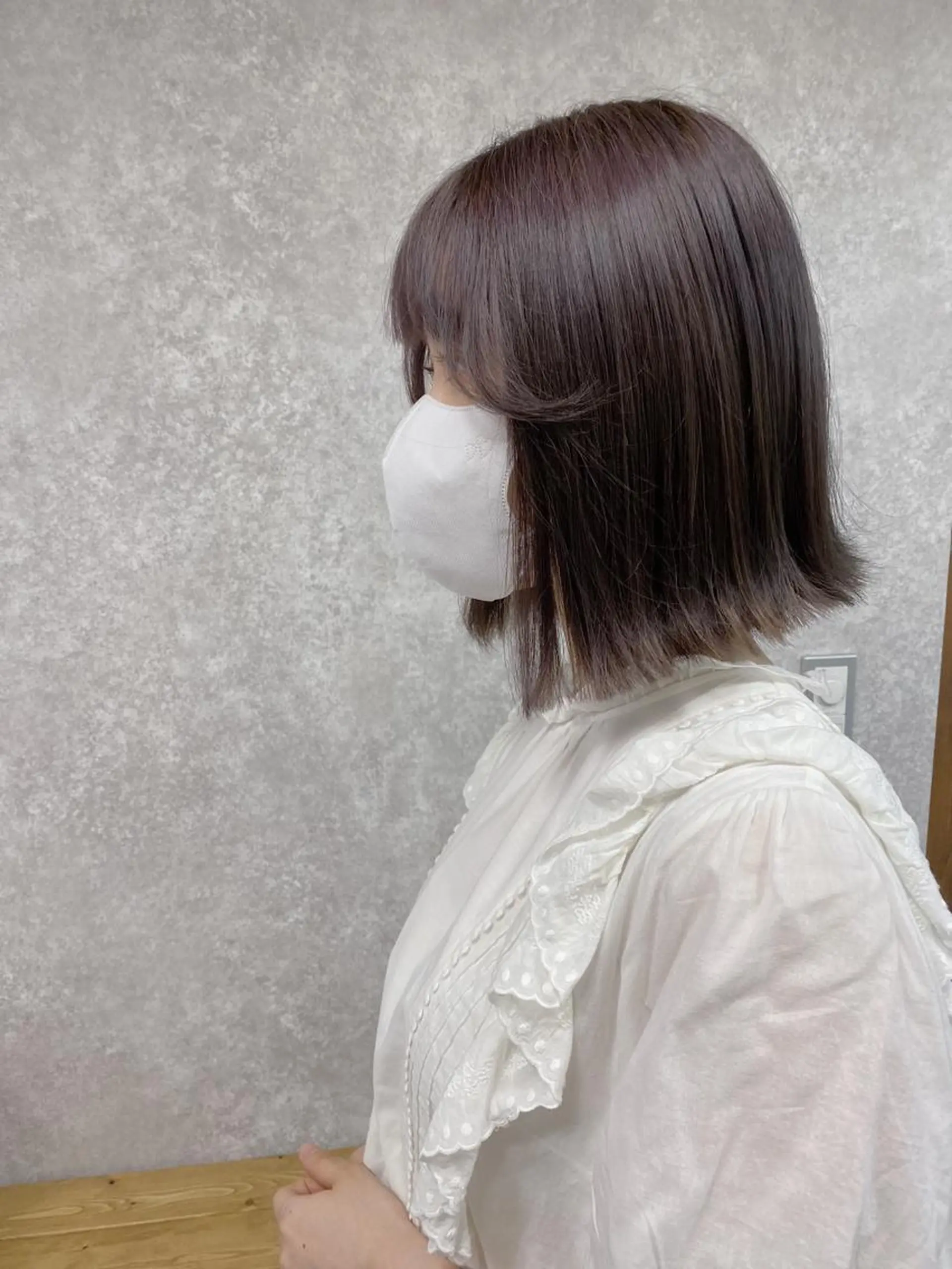 ミディアム カラー ラベンダーカラー ヘアカラー ｲﾁｶﾜ ﾐｵ/ minim hairのヘアスタイル