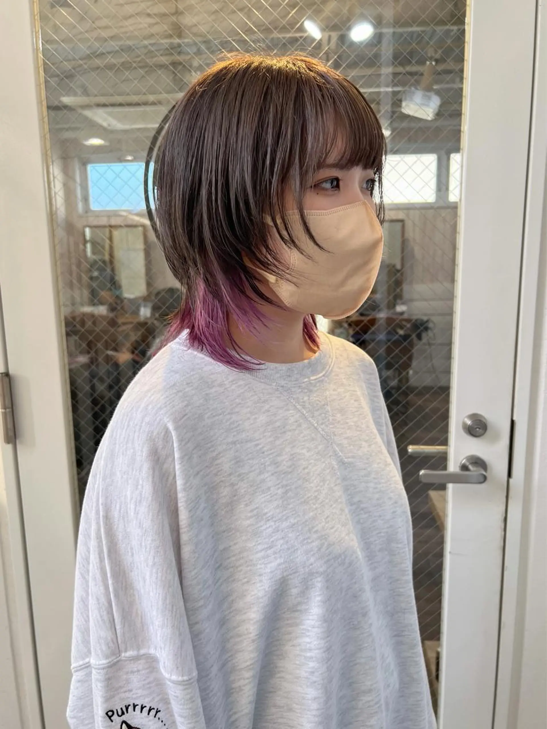ショート カラー ヘアカラー トリートメント a moment(モーメント)所属・蔵前 デザインカット KOBAYASHIのヘアスタイル