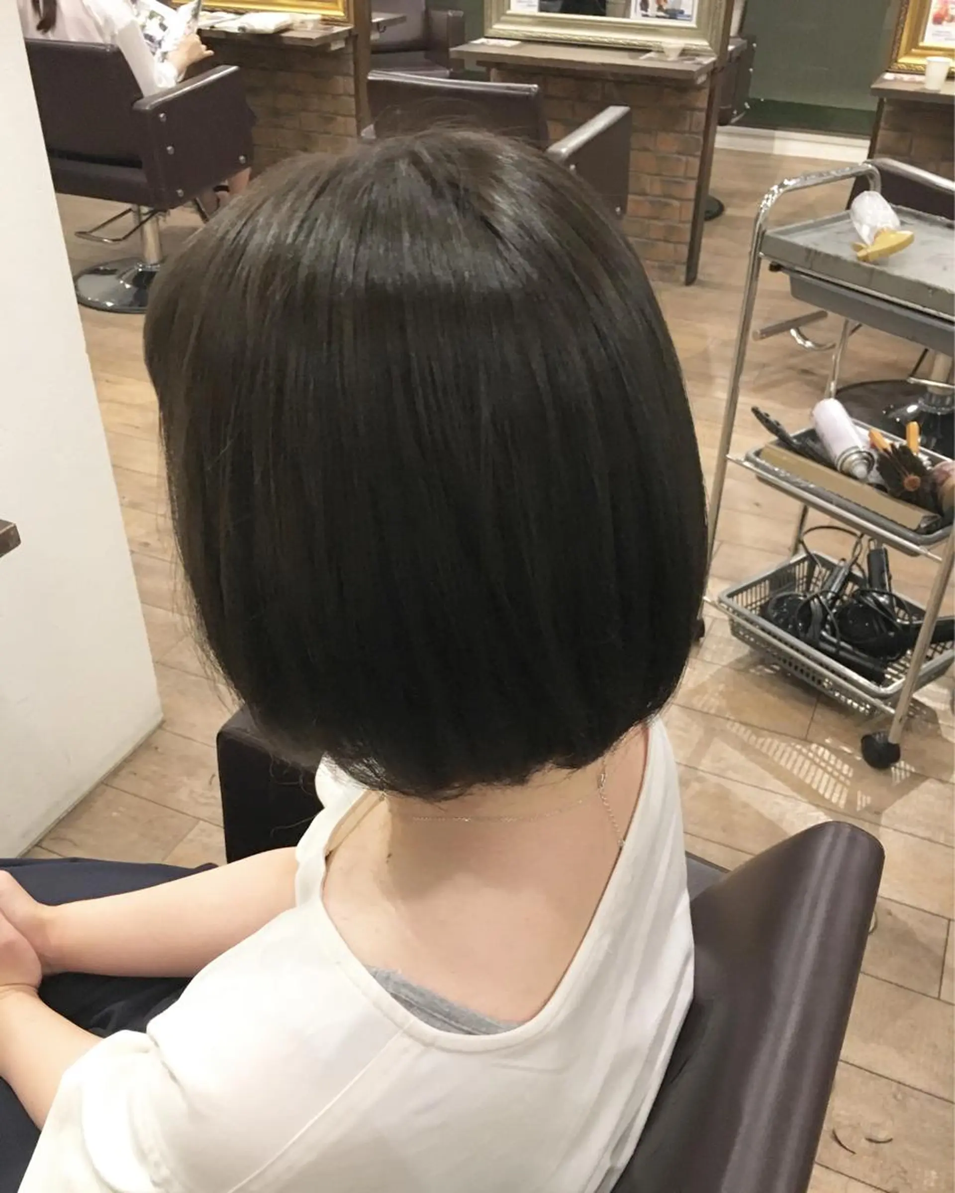 ショート カラー アディクシーカラー ブルーカラー JIL BLAN 京都のヘアスタイル