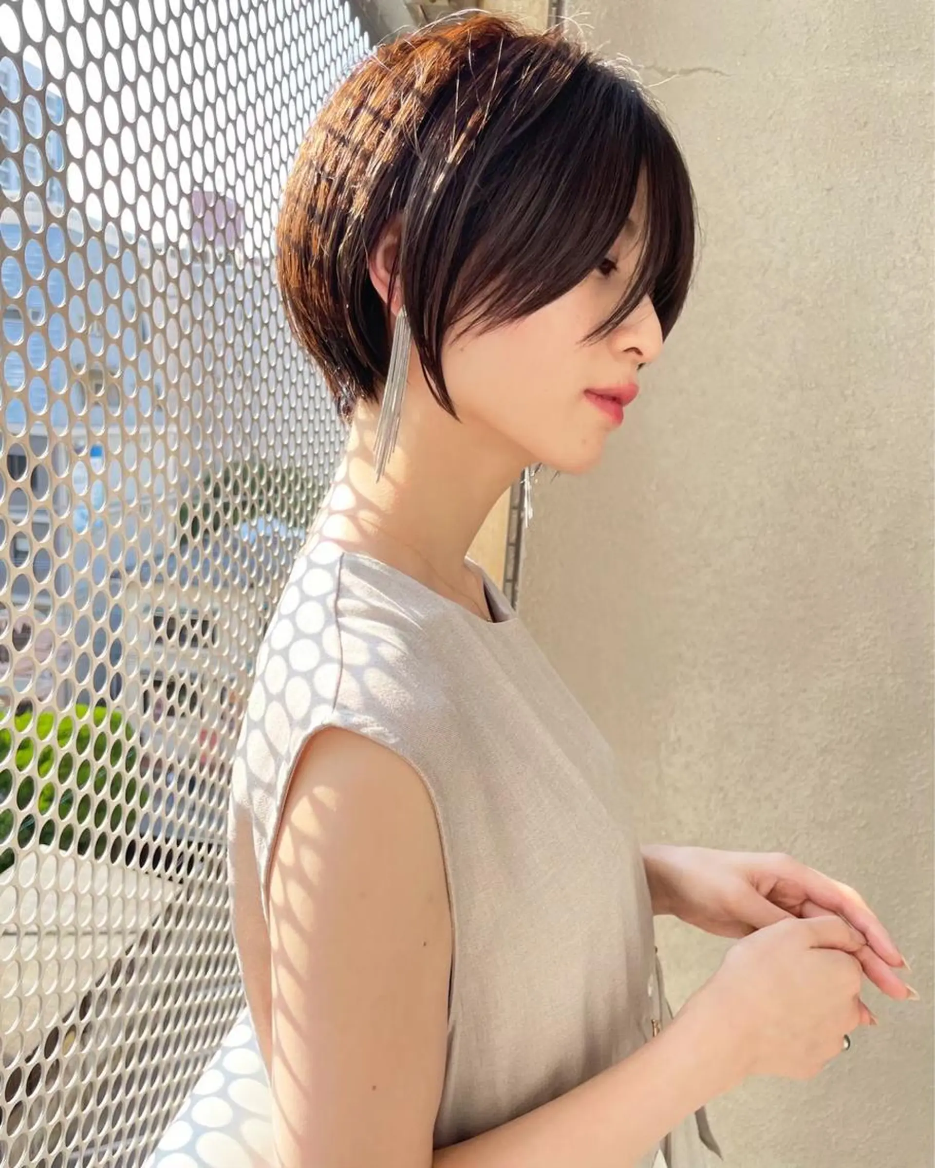 ショート ショートボブ ボブ 顔周りカット ショートヘア 小顔カット カット ヘアカラー トリートメント 💛美髪ハイトーン LEON🩶のヘアスタイル