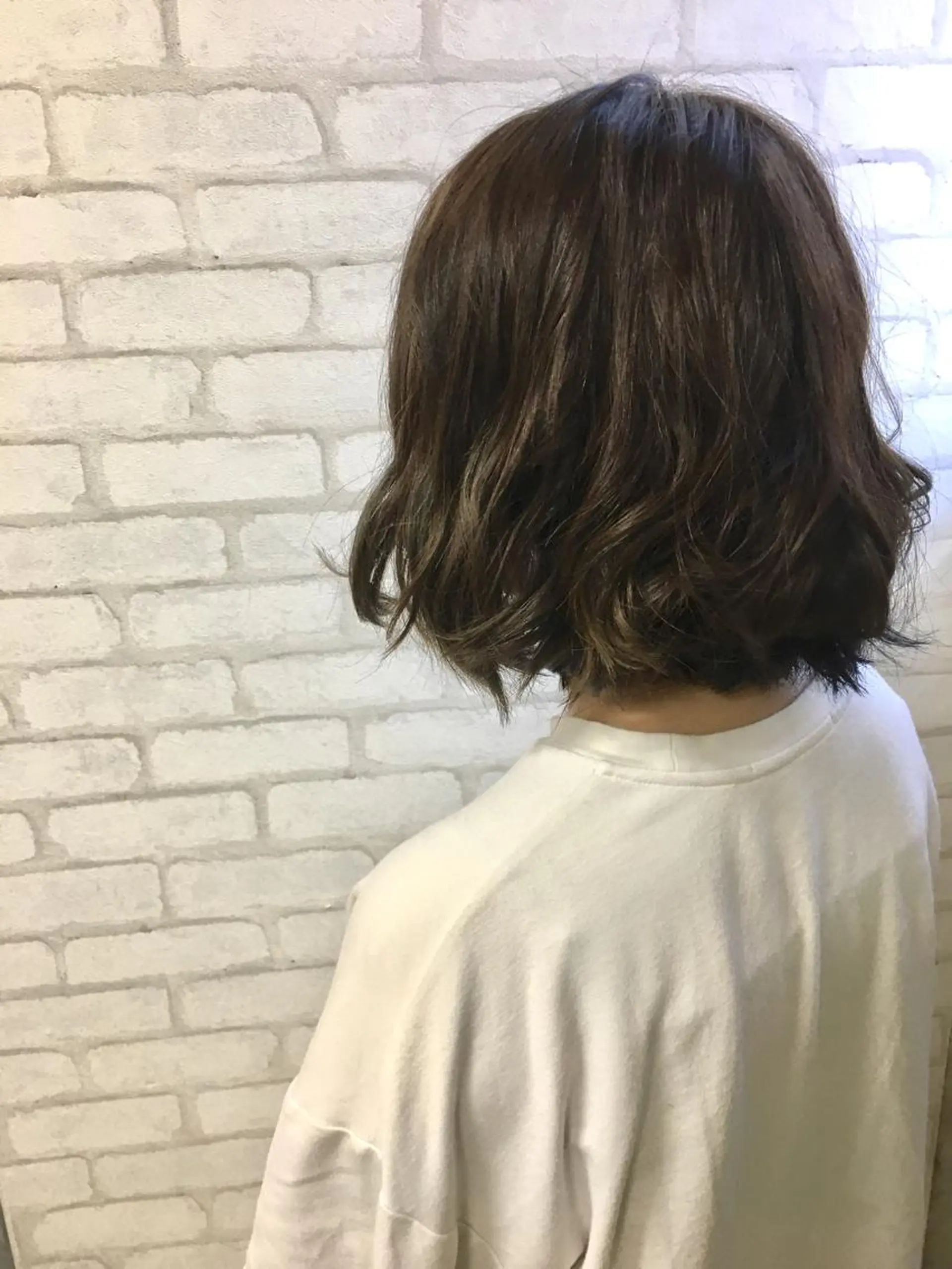 ショート アッシュ アッシュグレー アッシュグレージュ brace 立花のヘアスタイル