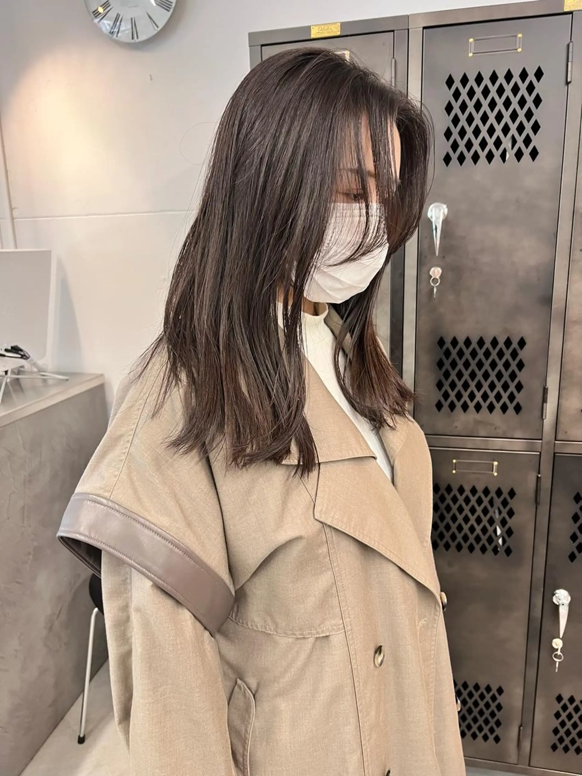 セミロング カラー カット ヘアカラー 樫原裕二 /柔らかいカラーのヘアスタイル