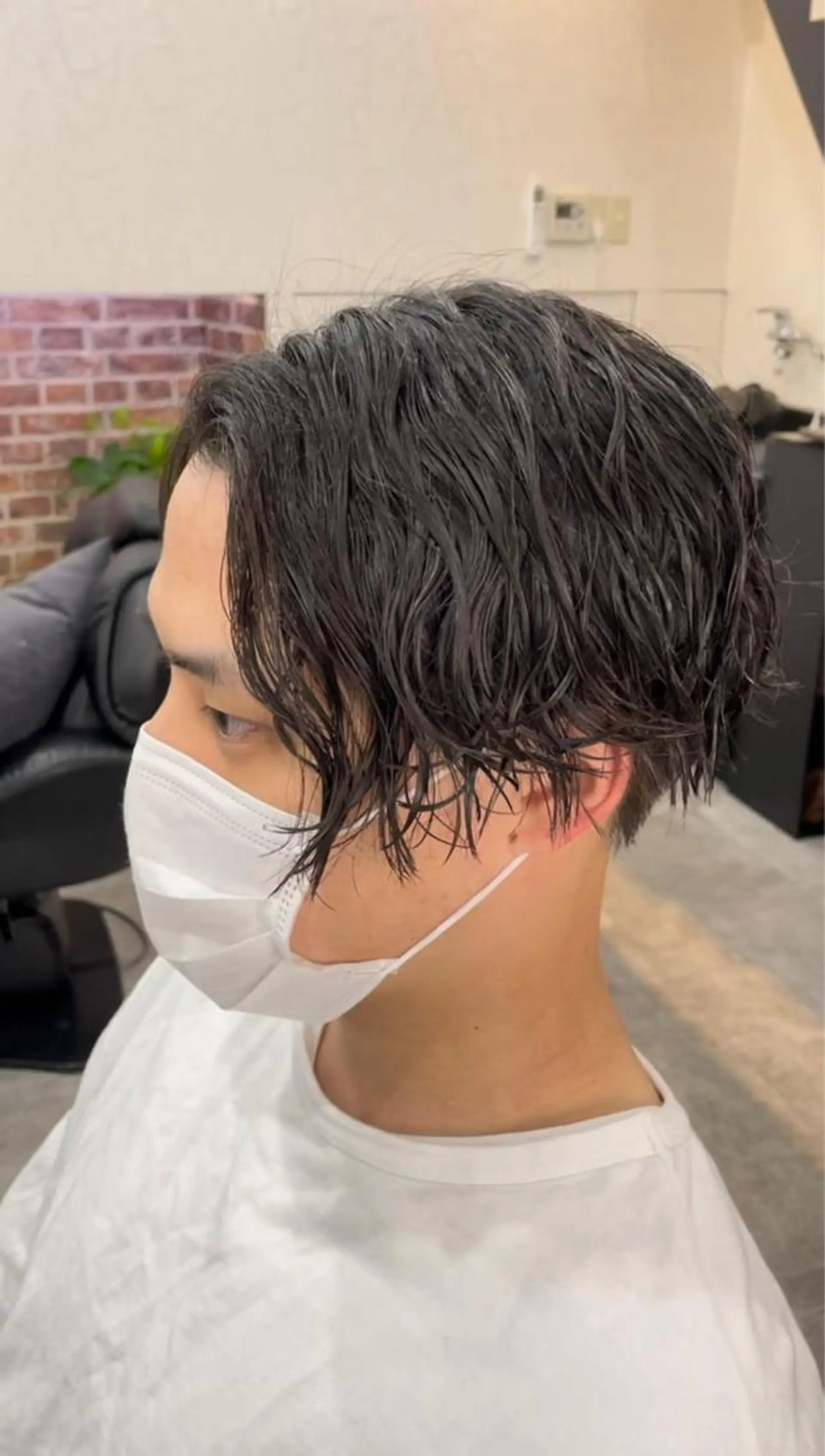 ミディアム パーマ メンズ TETISS所属・💈メンズパーマ 南谷💈のヘアスタイル