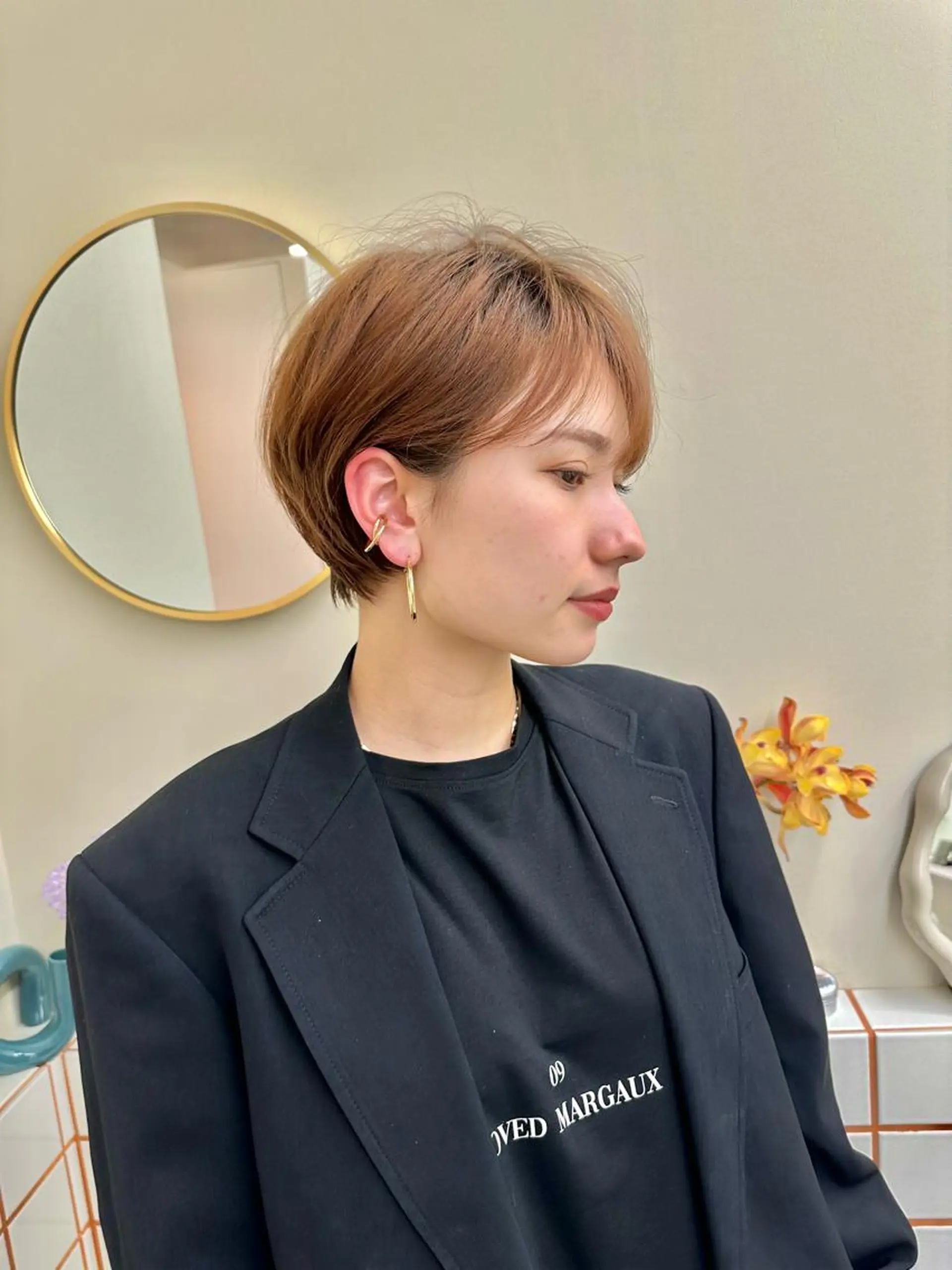 ショート Number六本松所属・山崎 友雅のヘアスタイル