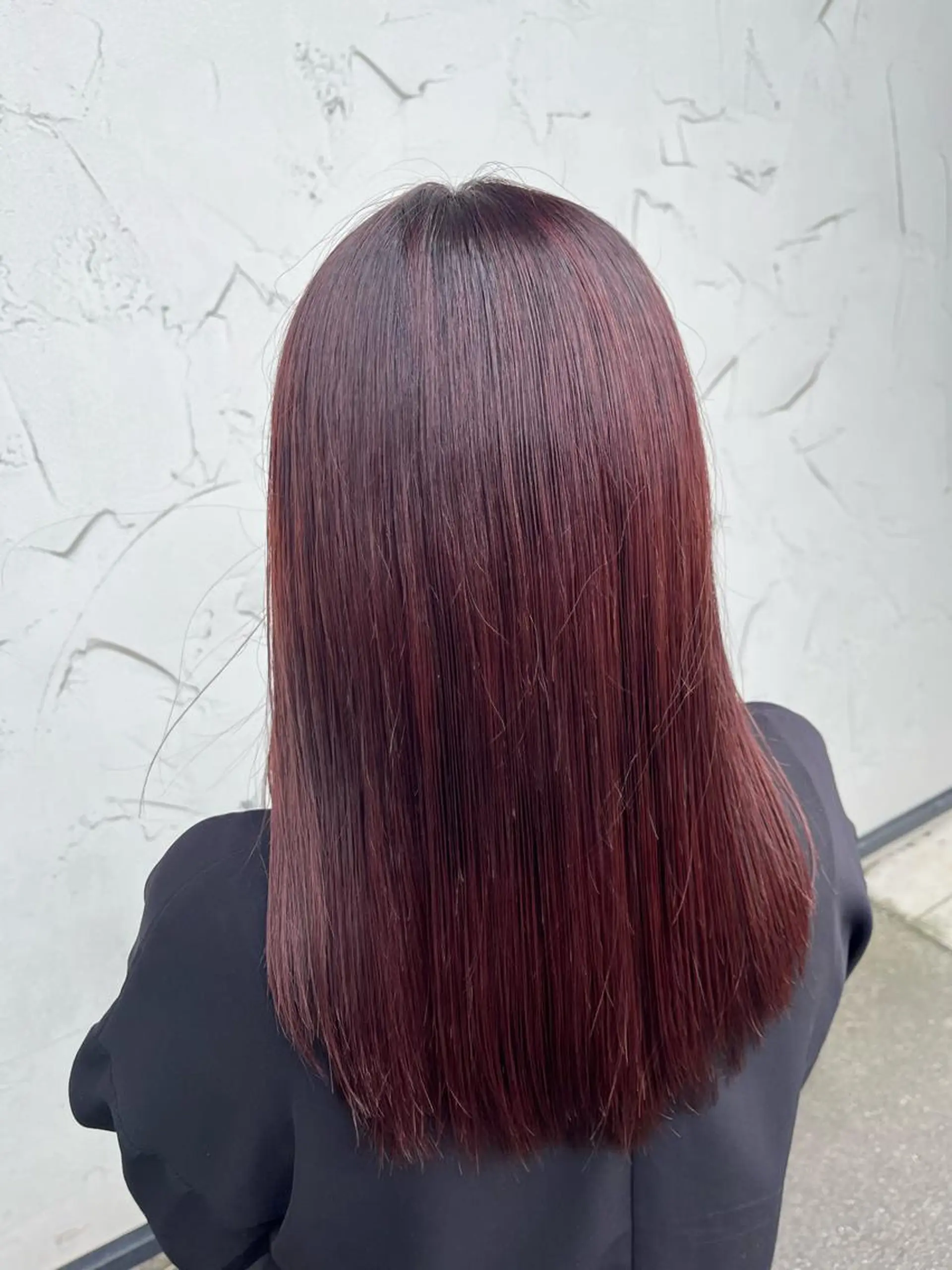 ミディアム カット ヘアカラー 道下 颯人のヘアスタイル