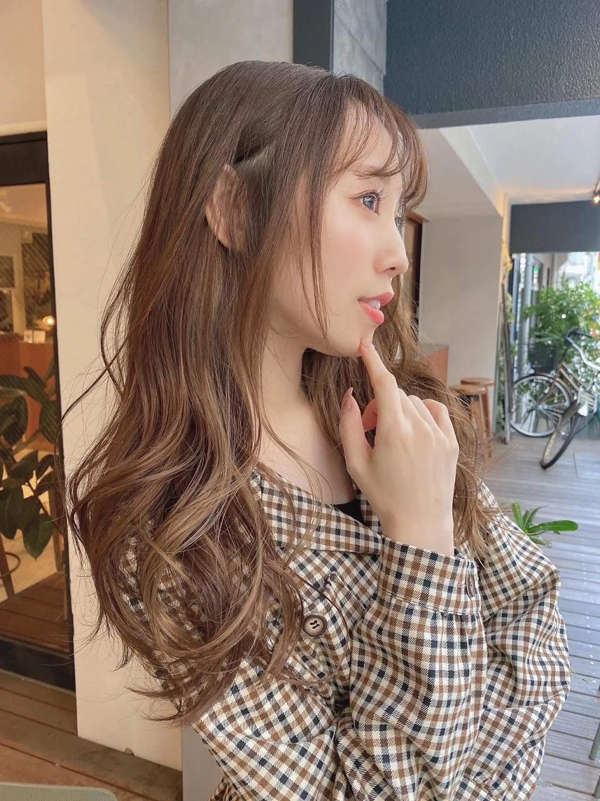 ミディアム カット ヘアカラー パーマ トリートメント 🎊ルービック 京橋店💛のヘアスタイル