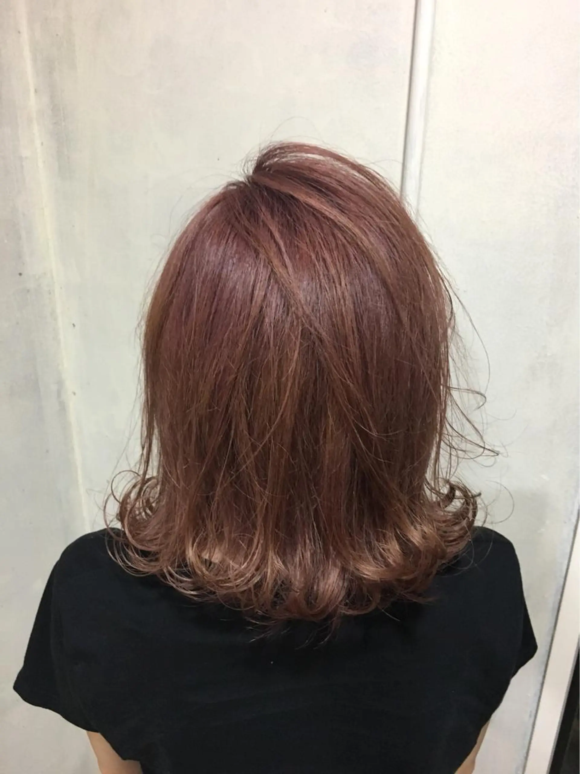 ミディアム カラー オレンジ レッドカラー ヘアカラー トリートメント ヘッドスパ ヘアセット 山口 竣也のヘアスタイル