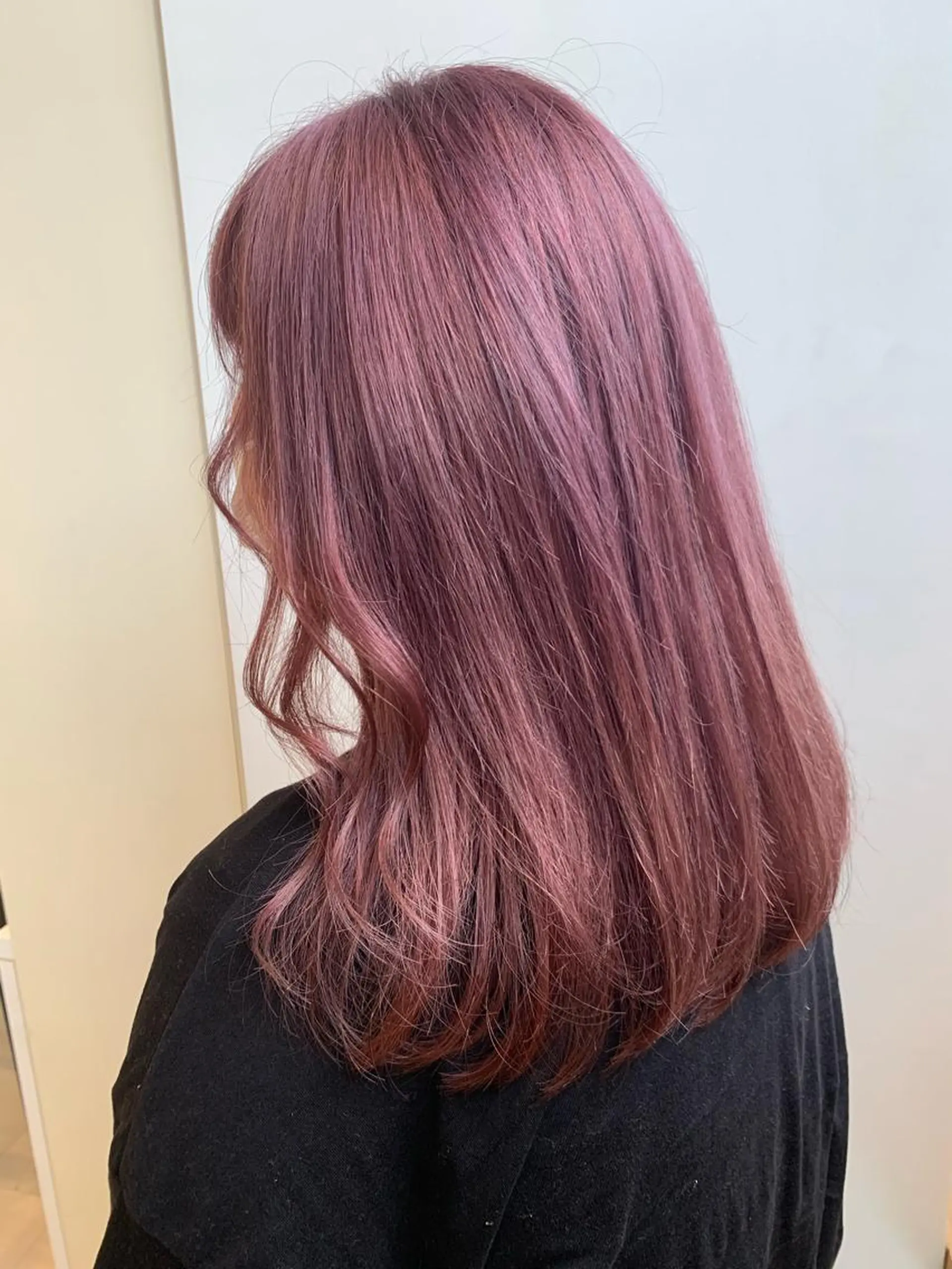 セミロング カラー カット ヘアカラー トリートメント Le'a渋谷所属・インナーエクステ渋谷 🦋KAJIのヘアスタイル