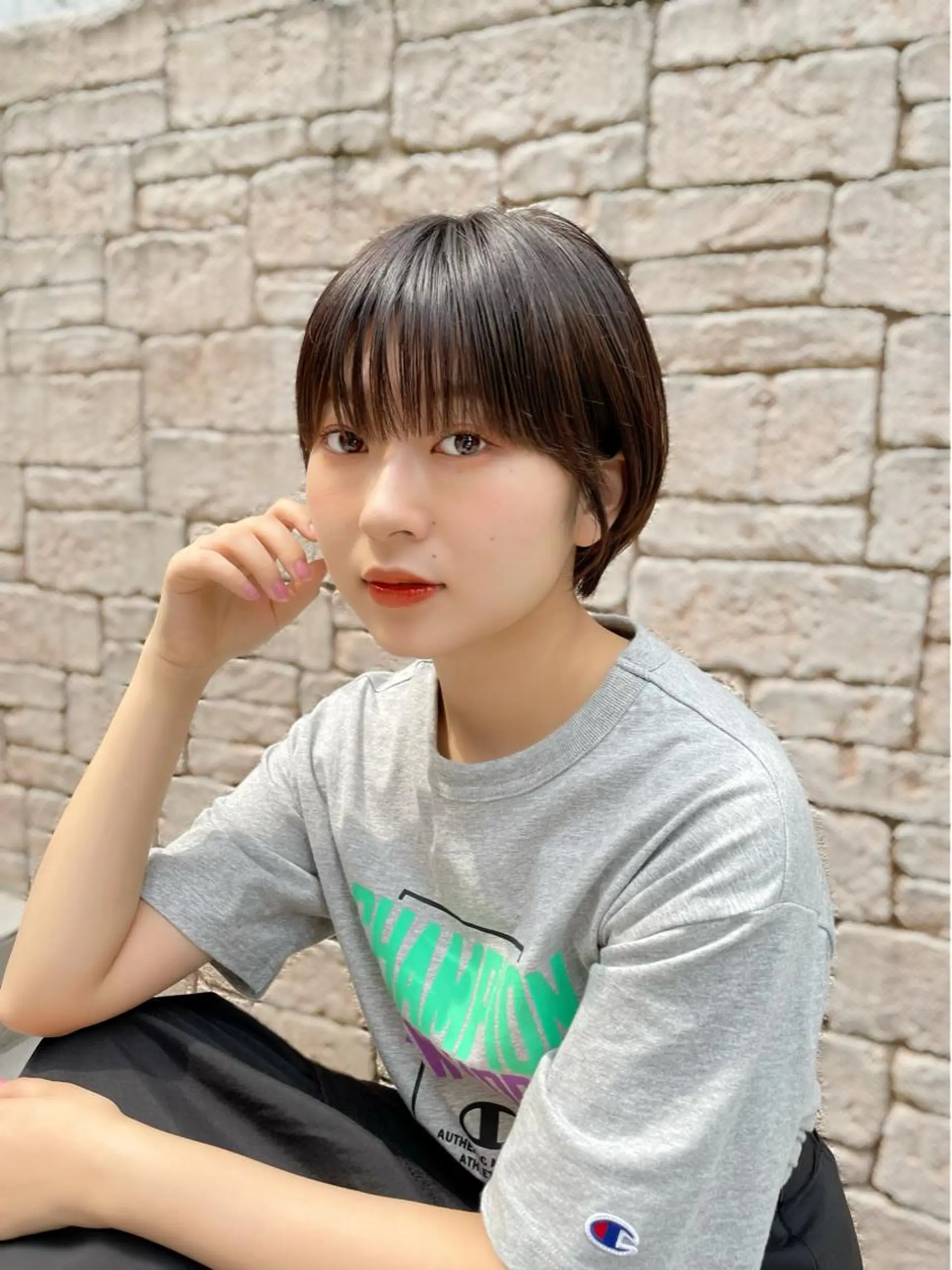 ショート ナリタ ミユウのヘアスタイル
