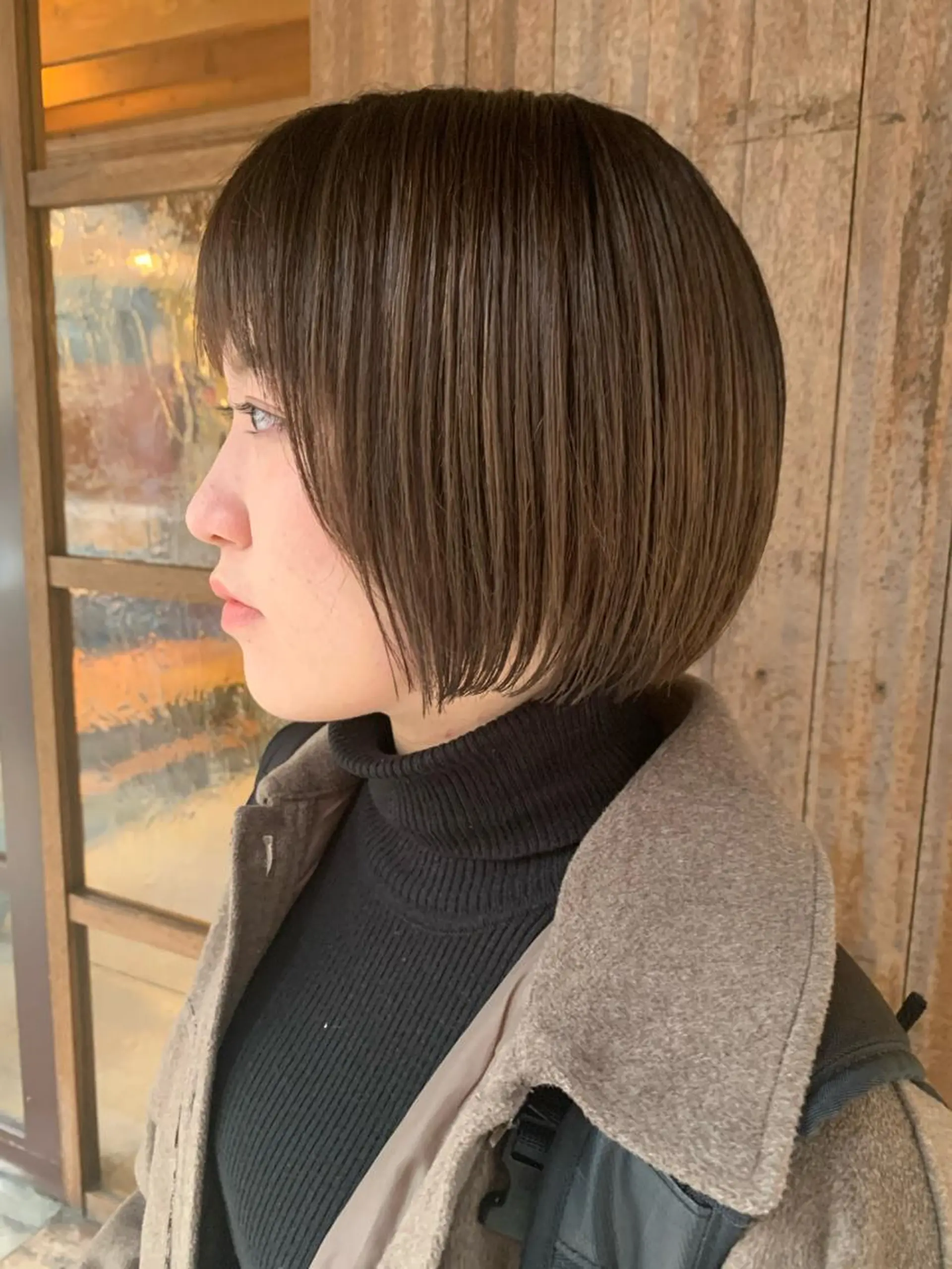 ショート カラー イヌイ フウコのヘアスタイル