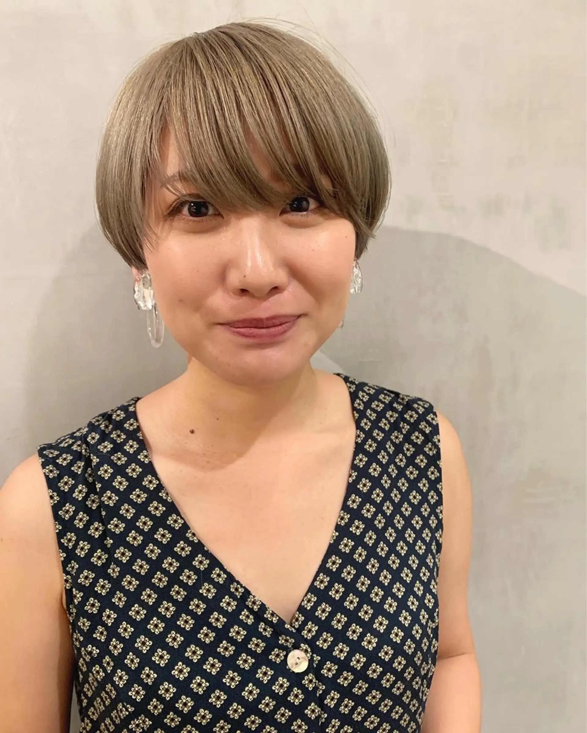 ショート カラー ヘアカラー トリートメント 優 作のヘアスタイル