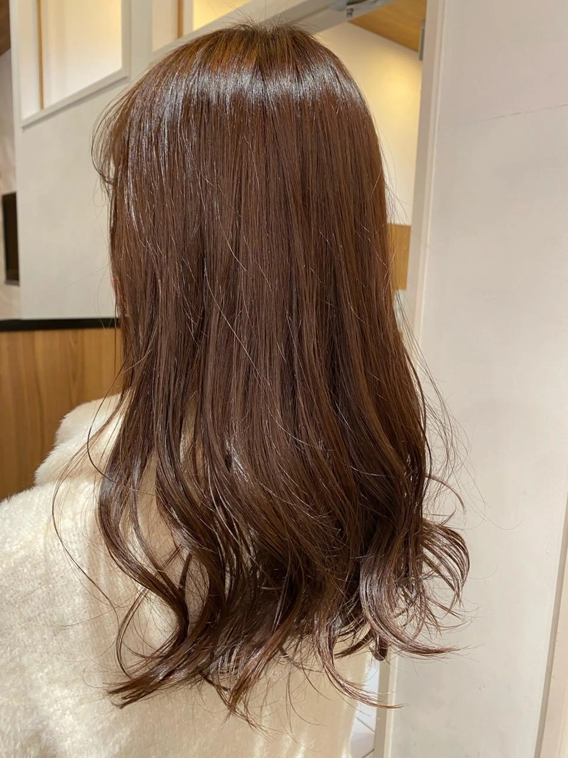 セミロング カラー ヘアカラー 門崎未依/レイヤー/ メンズカット🪿のヘアスタイル