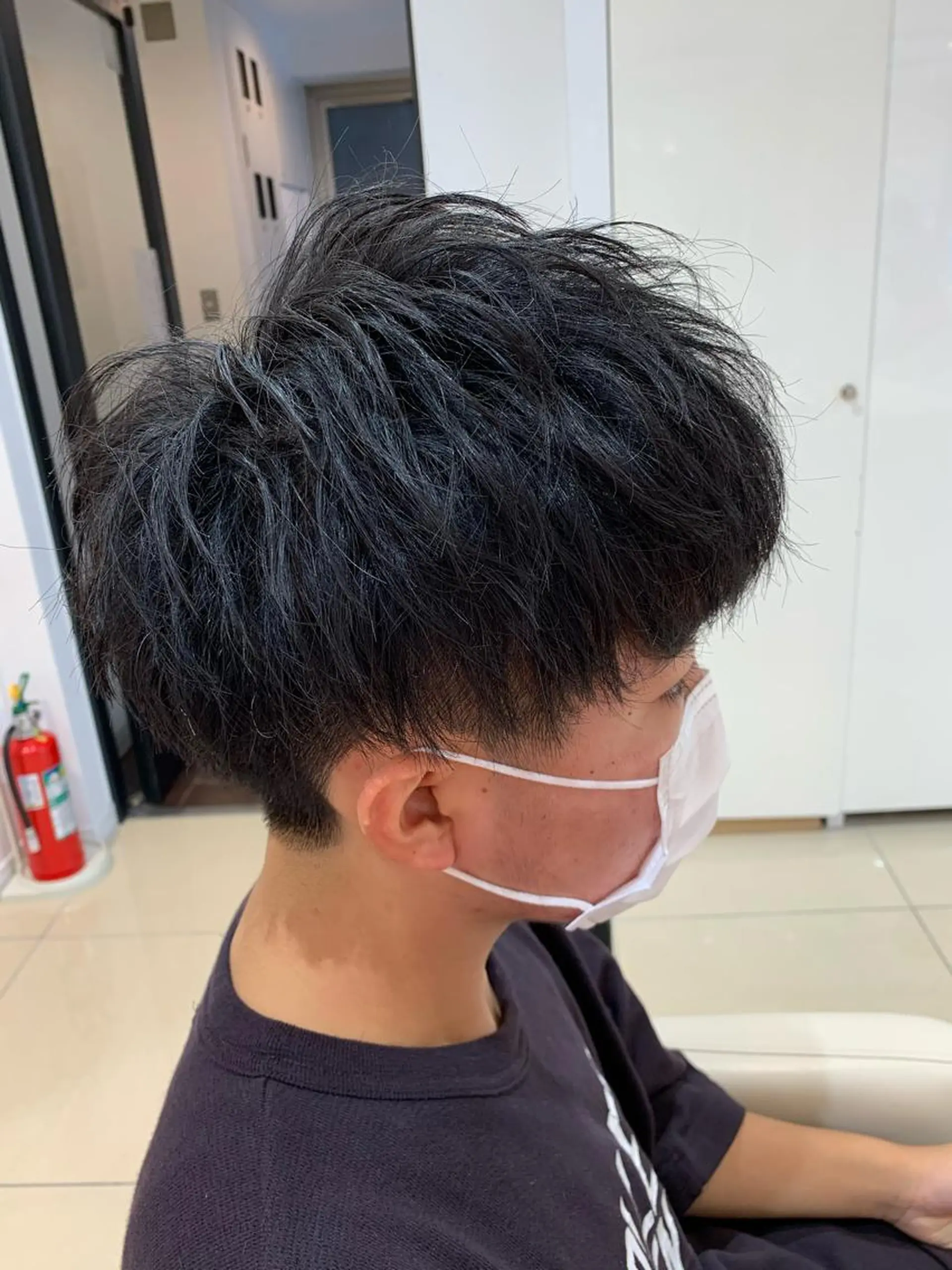 ショート ヘアアレンジ メンズ マッシュ カット IwAsh中山所属・✂︎中山ブリーチ・ パーマ✂︎露木智也のヘアスタイル