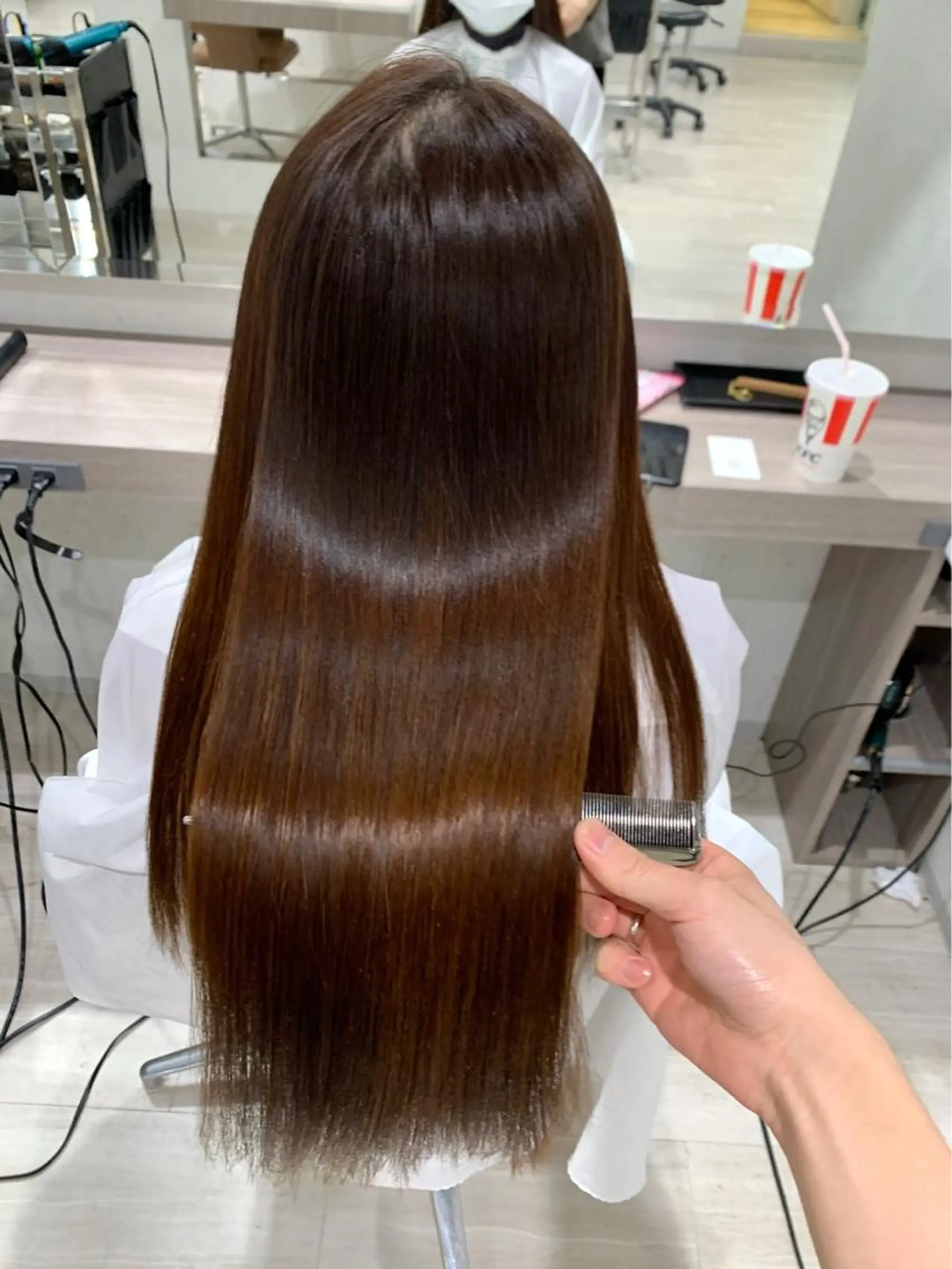 ロング パーマ トリートメント 🌈髪質改善特化🌈 縮毛矯正/原口純平のヘアスタイル