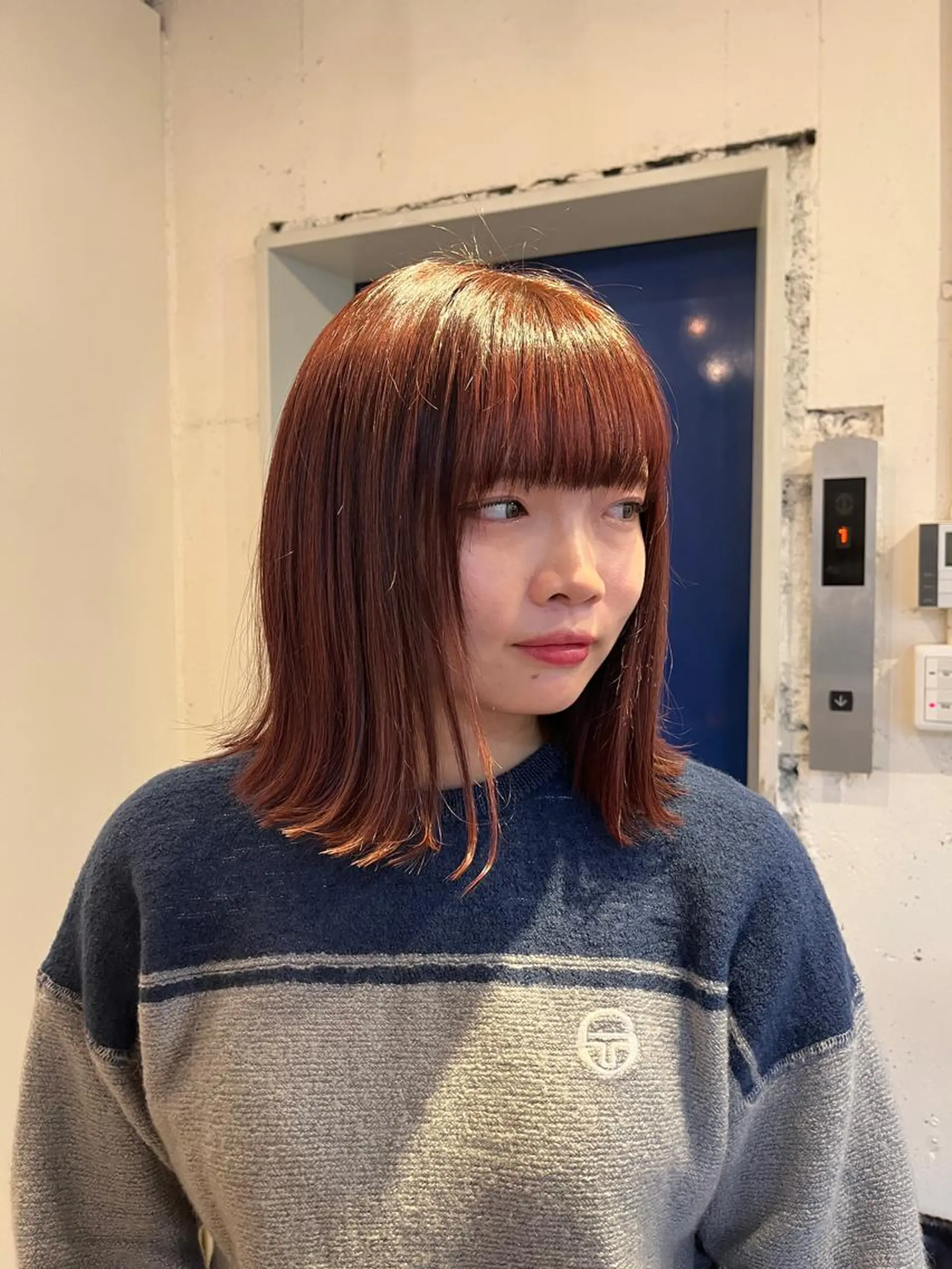ミディアム カラー カット ヘアカラー トリートメント RYOMA/ 似合わせ🎧🤍のヘアスタイル
