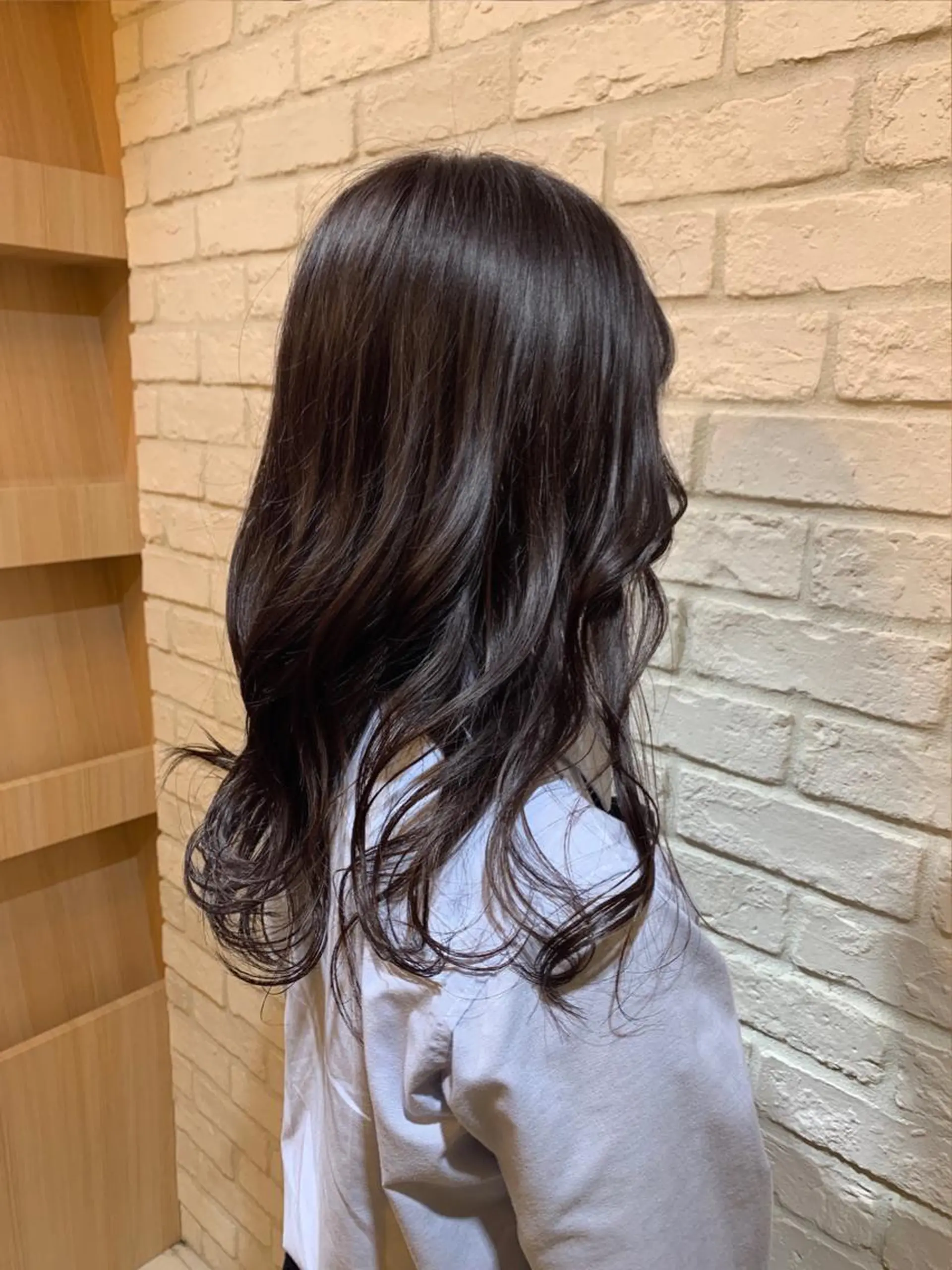 セミロング カラー ヘアアレンジ ブリーチなし/ レイヤー🌿runaのヘアスタイル